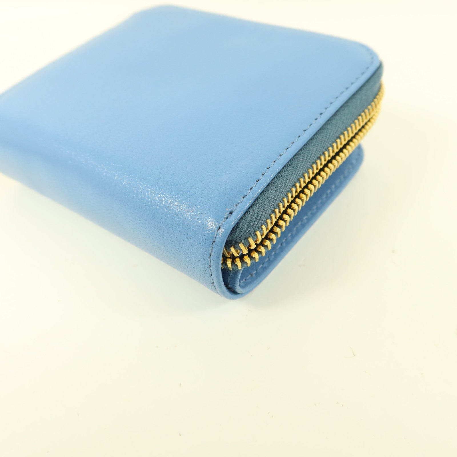 Miu Miu 羊皮皮革Compact Bifold Wallet錢包