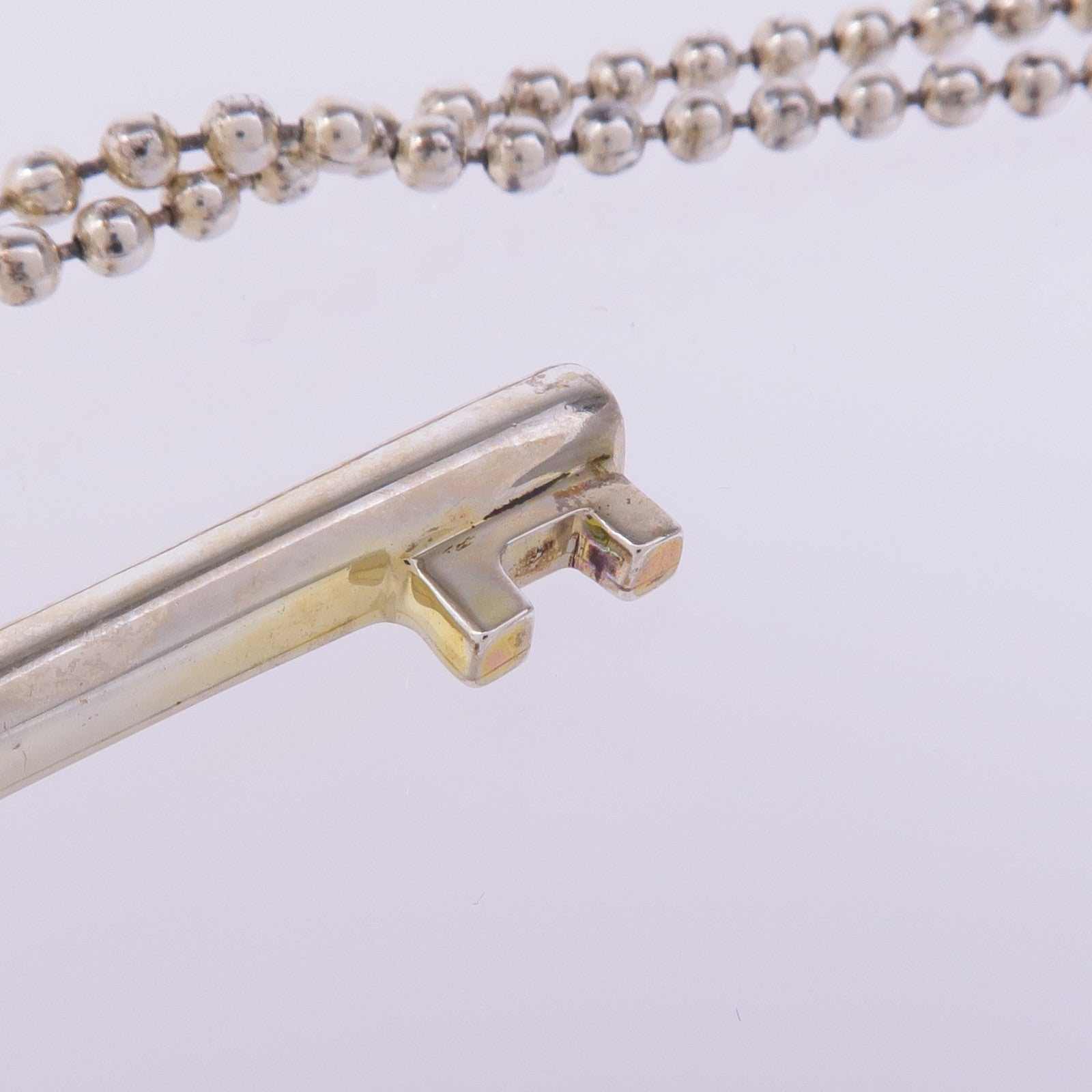 TIFFANY＆CO 925純銀Heart Key Necklace項鍊