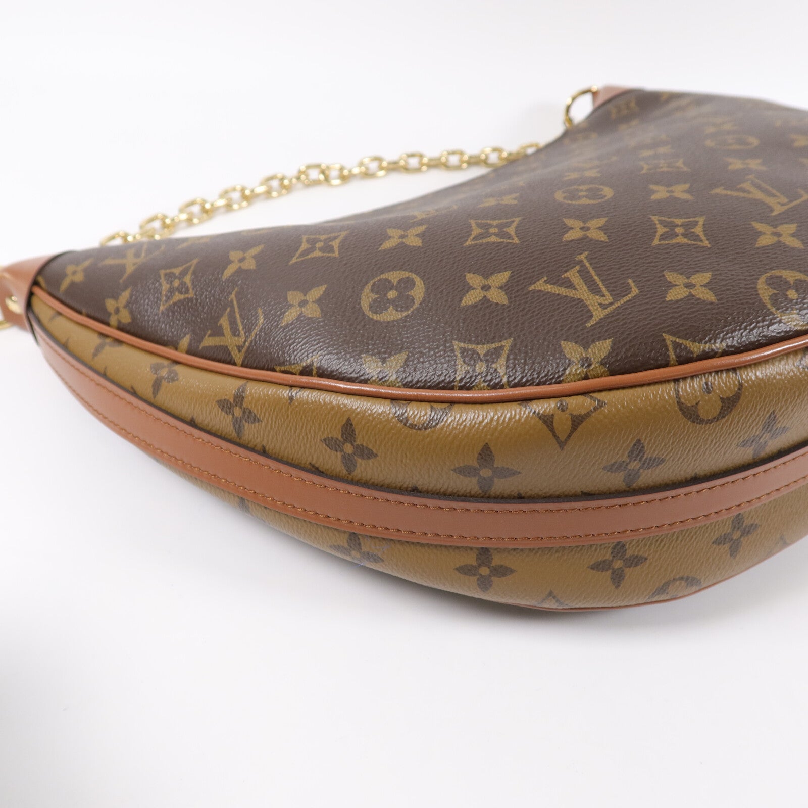 LOUIS VUITTON Monogram Reverse Loop Hobo手挽肩背兩用袋