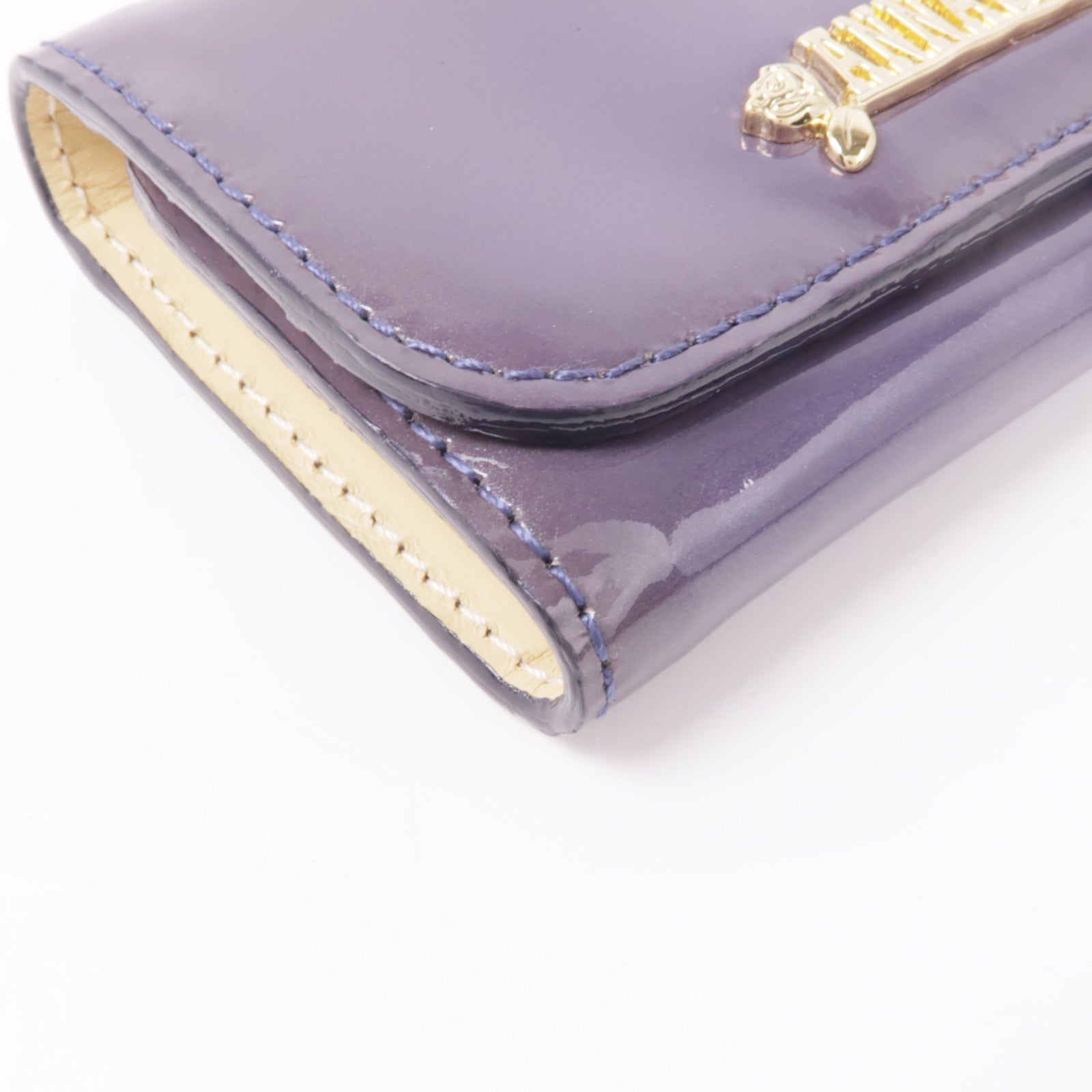 ANNA SUI 漆皮皮革Key Holder金扣鎖匙包