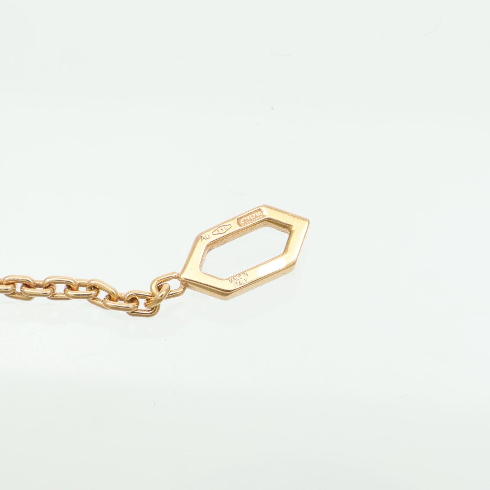 BVLGARI 18K玫瑰金Serpenti Seduttori Necklace孔雀石/鑽石項鍊