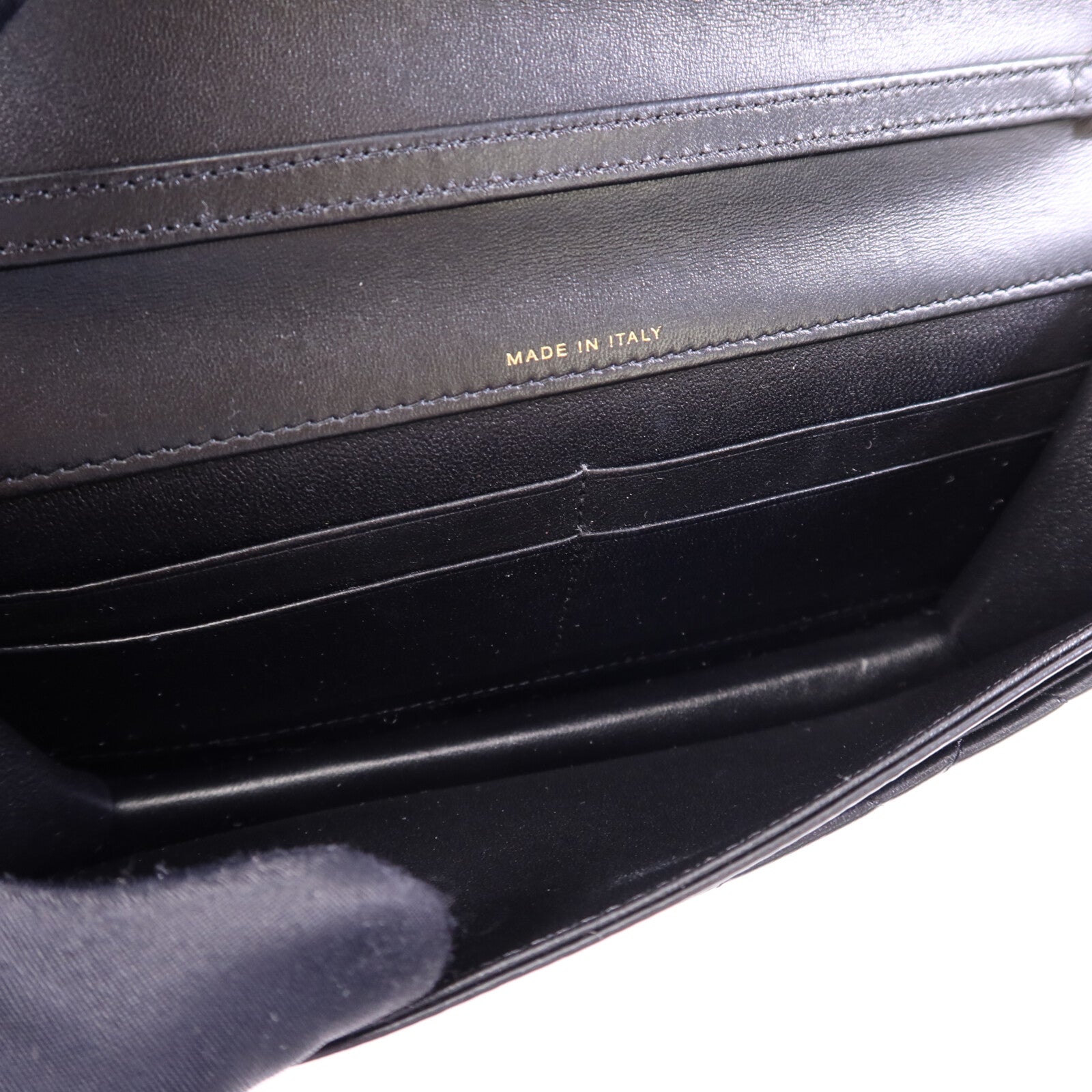 CHANEL 羊皮皮革WOC Wallet On Chain Handle金扣鏈帶手挽肩背兩用袋