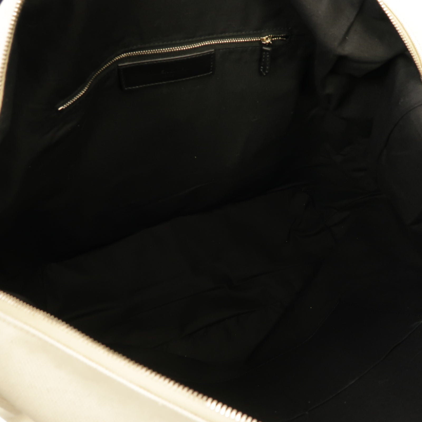 BALENCIAGA 【激減優惠】帆布Large Tote Bag銀扣肩背袋白色/黑色