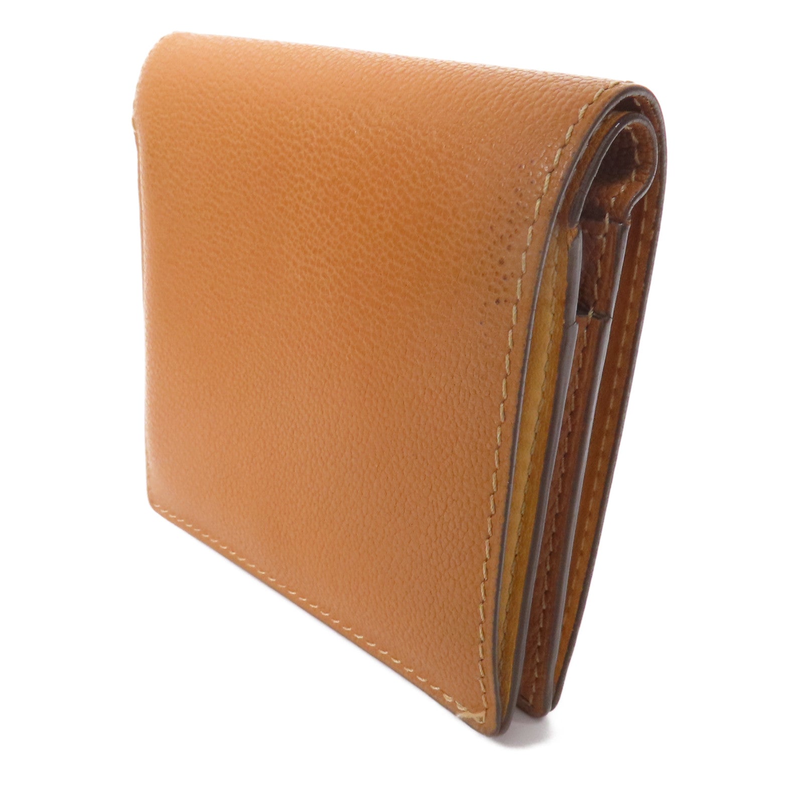 Delvaux 牛皮皮革Mini Livre Wallet錢包