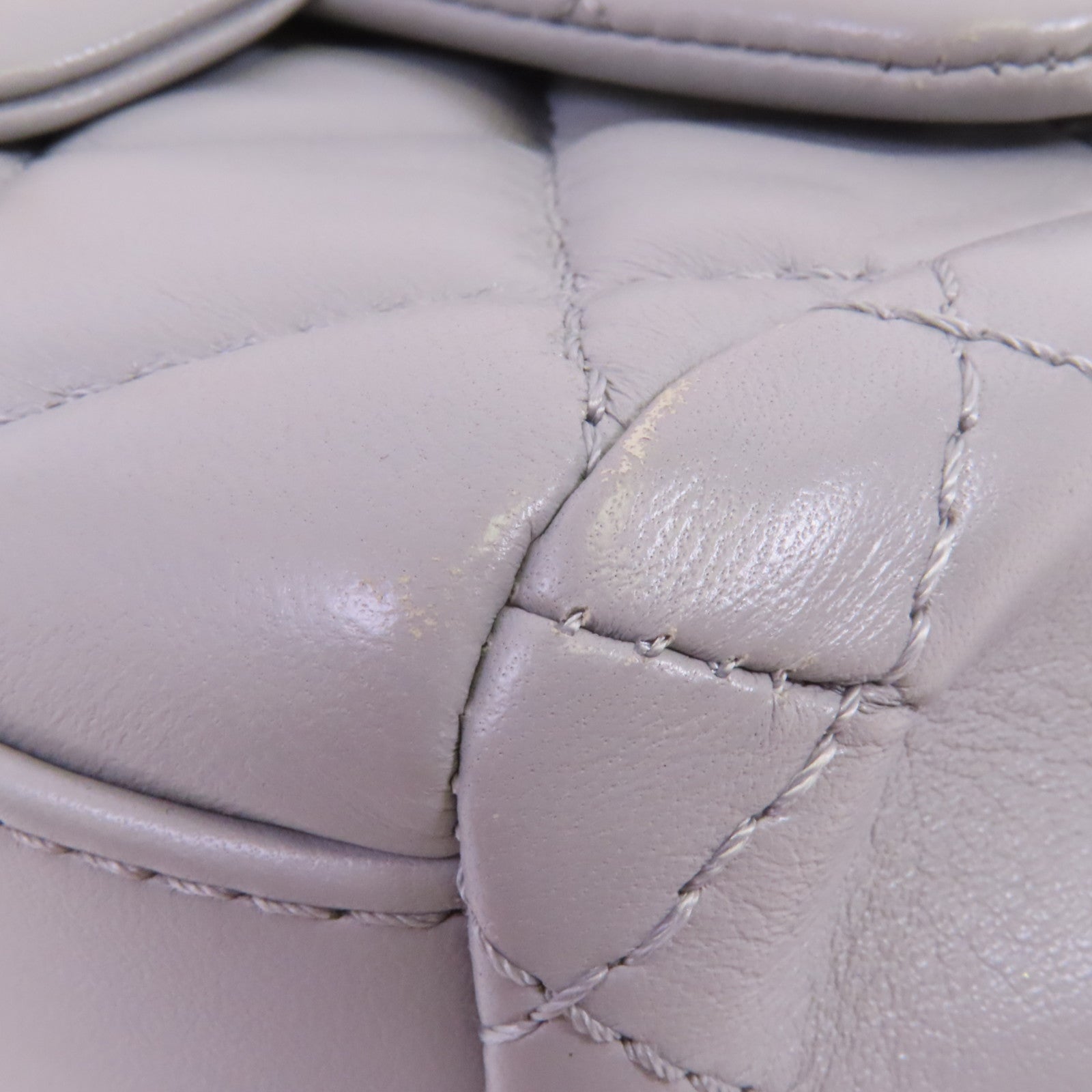 CHANEL 羊皮皮革Chain Shoulder金扣鏈帶肩背袋