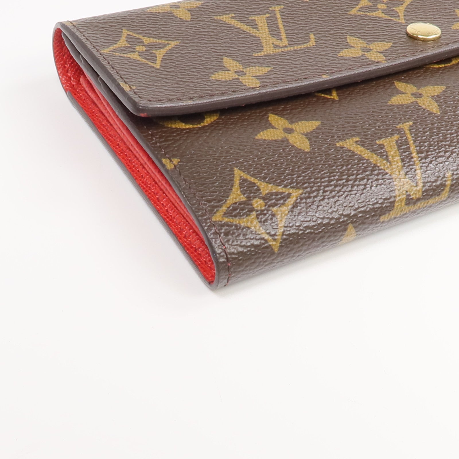 LOUIS VUITTON Monogram Groom Portefeuille Sarah金扣長錢包