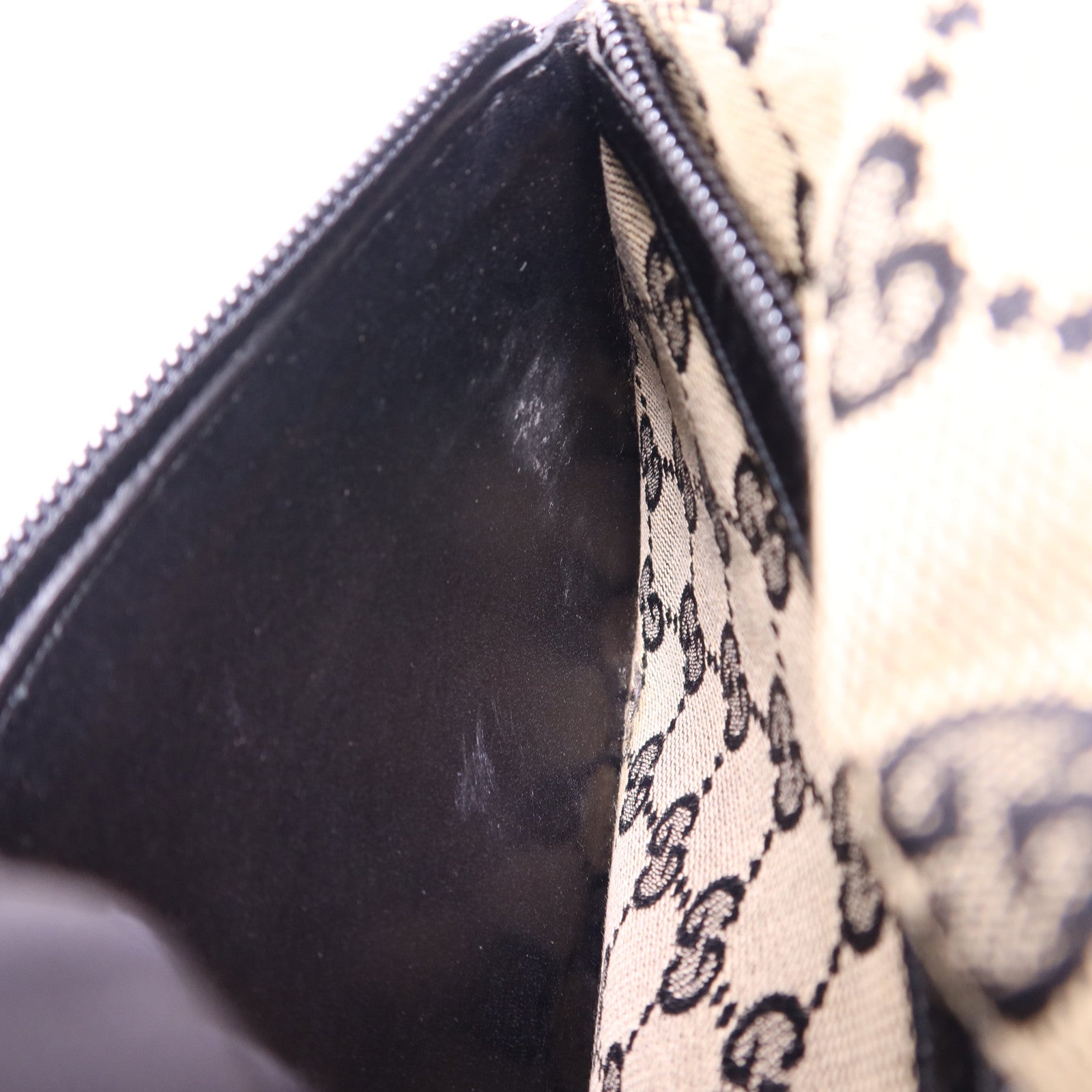 GUCCI 帆布Shoulder Bag銀扣肩背袋