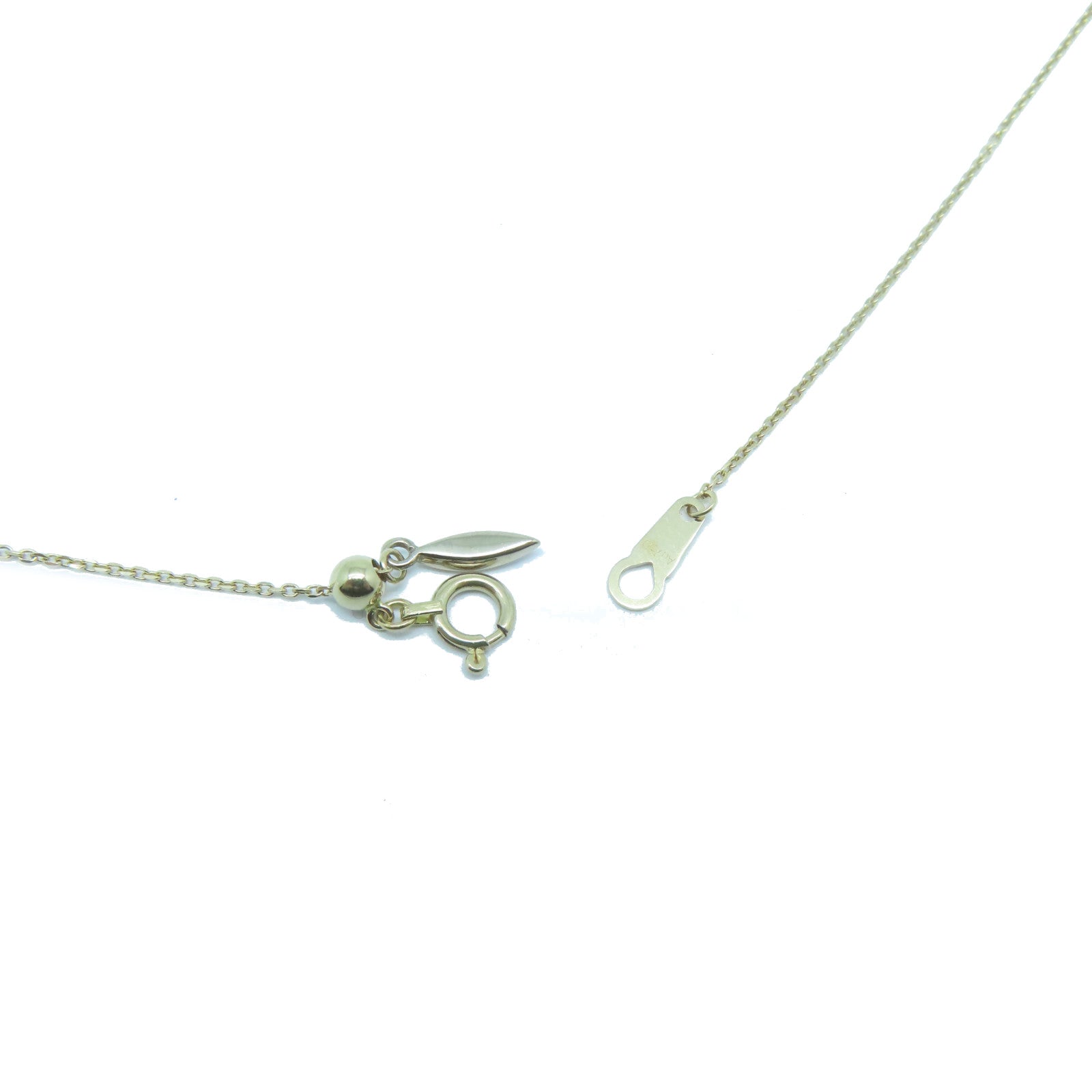JEWELRY 【激減優惠】18K白金/黃金Diamond Necklace 0.14ct鑽石項鍊