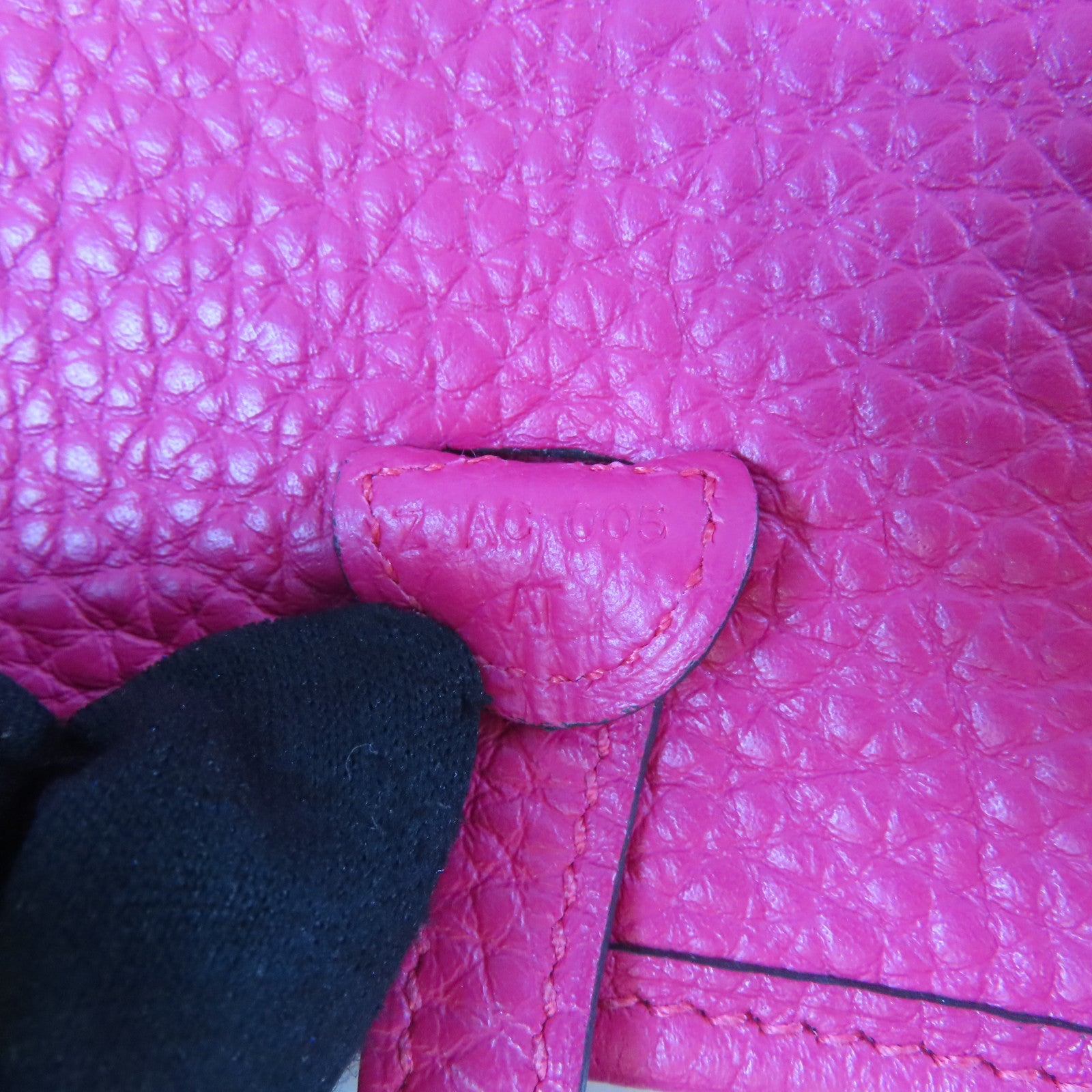 HERMES 【激減優惠】Taurillon Clemence皮革Evelyne TPM Shoulder Bag銀扣肩背袋粉紅色