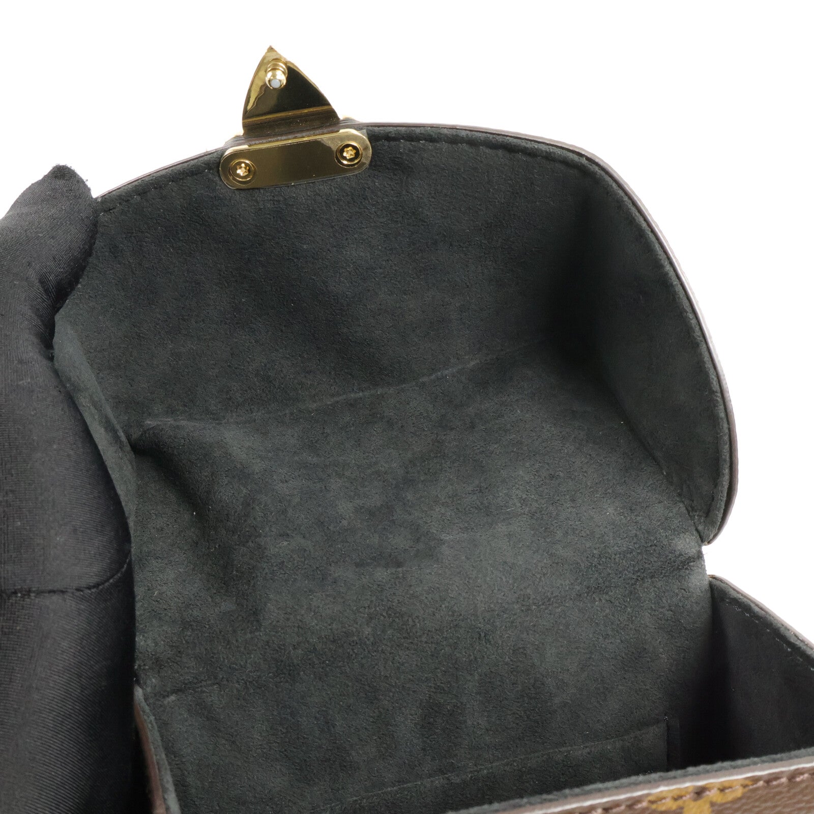 LOUIS VUITTON Monogram Reverse Camera Box鏈帶手挽肩背兩用袋