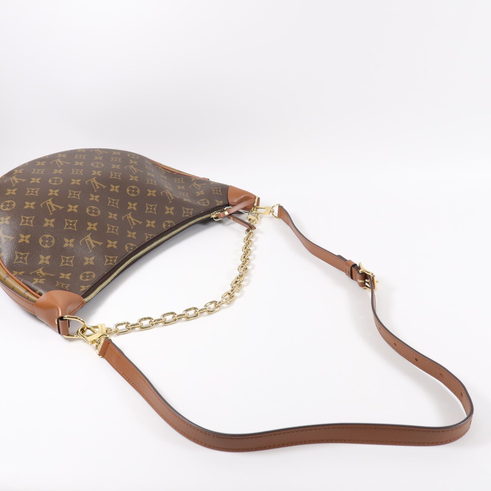 LOUIS VUITTON Monogram Reverse Loop Hobo手挽肩背兩用袋