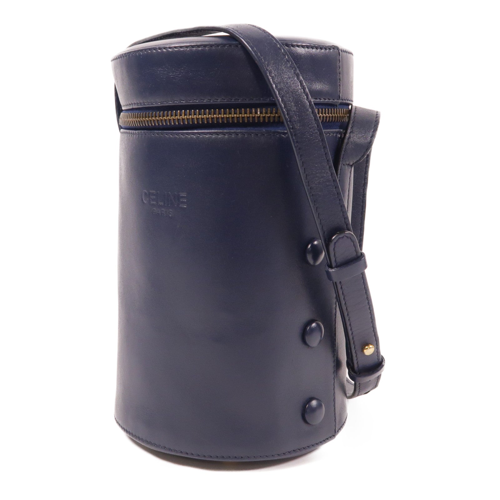 CELINE 牛皮皮革Shoulder Bag金扣肩背袋