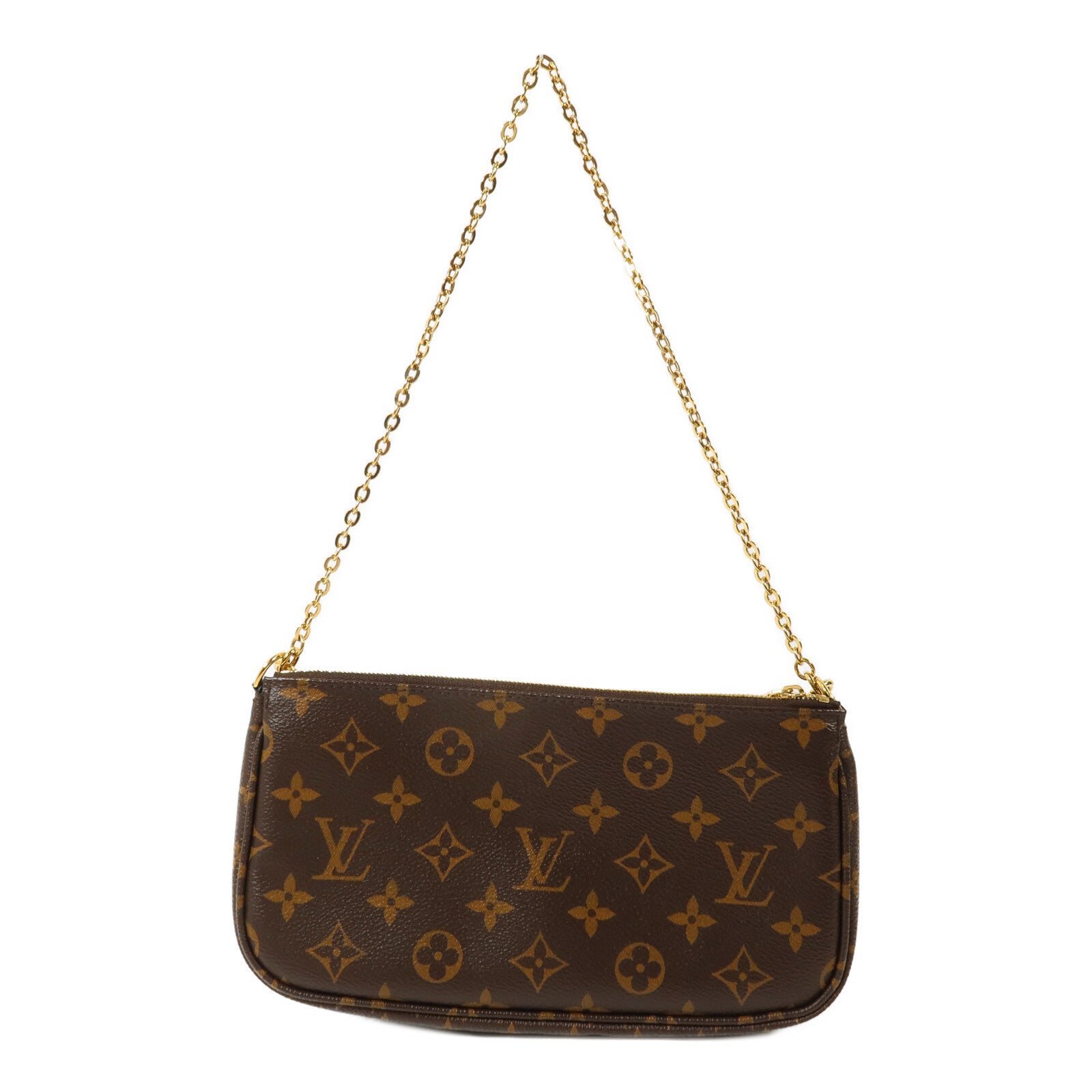 LOUIS VUITTON Monogram Multi Pochette Accessoires鏈帶手挽肩背兩用袋