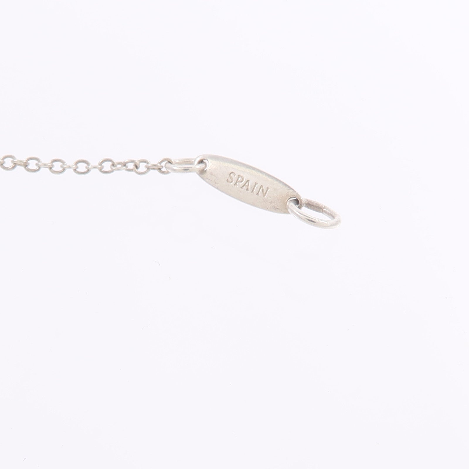 TIFFANY＆CO 925純銀Elsa Peretti Open Heart項鍊