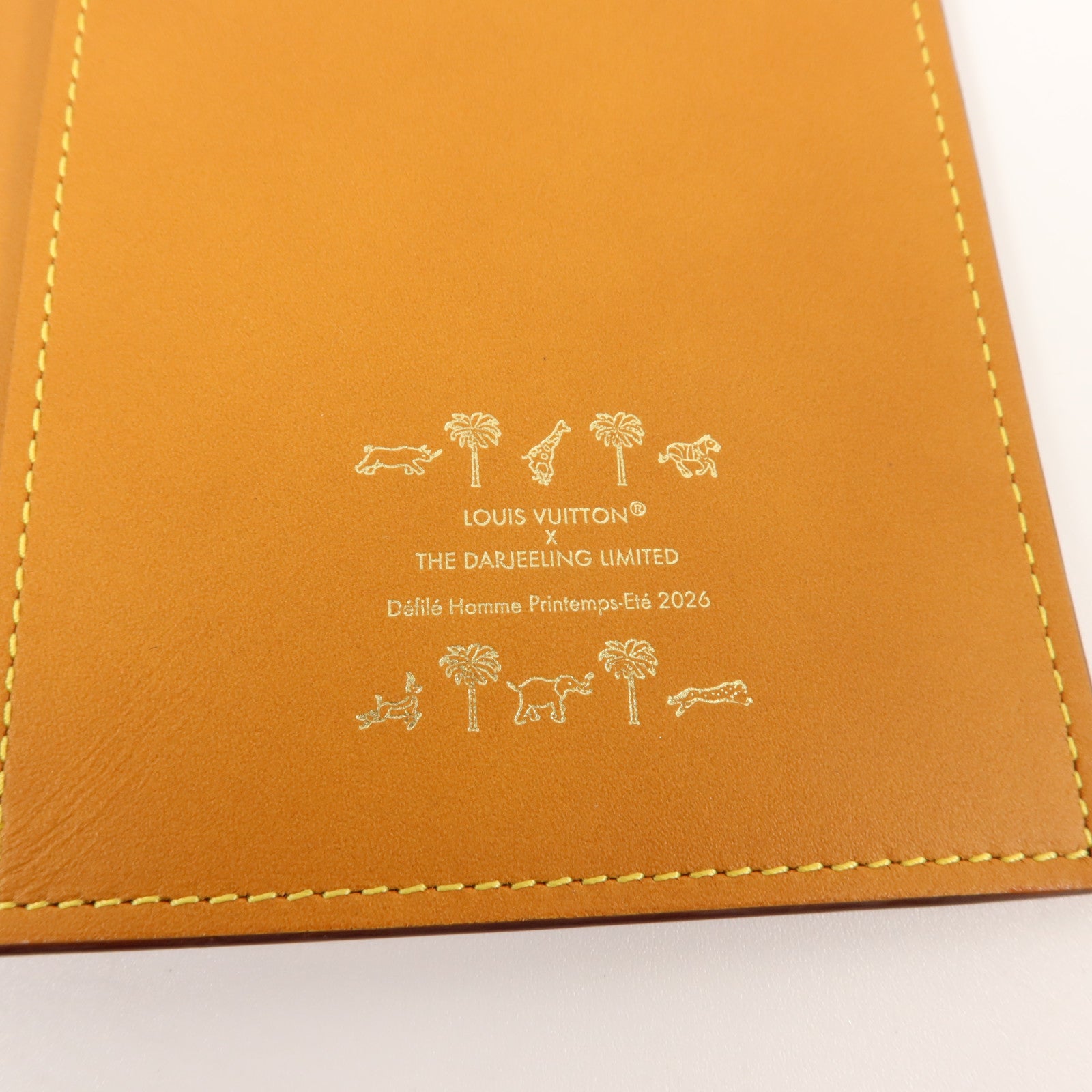 LOUIS VUITTON 牛皮皮革The Darjeeling Limited Passport Cover護照套