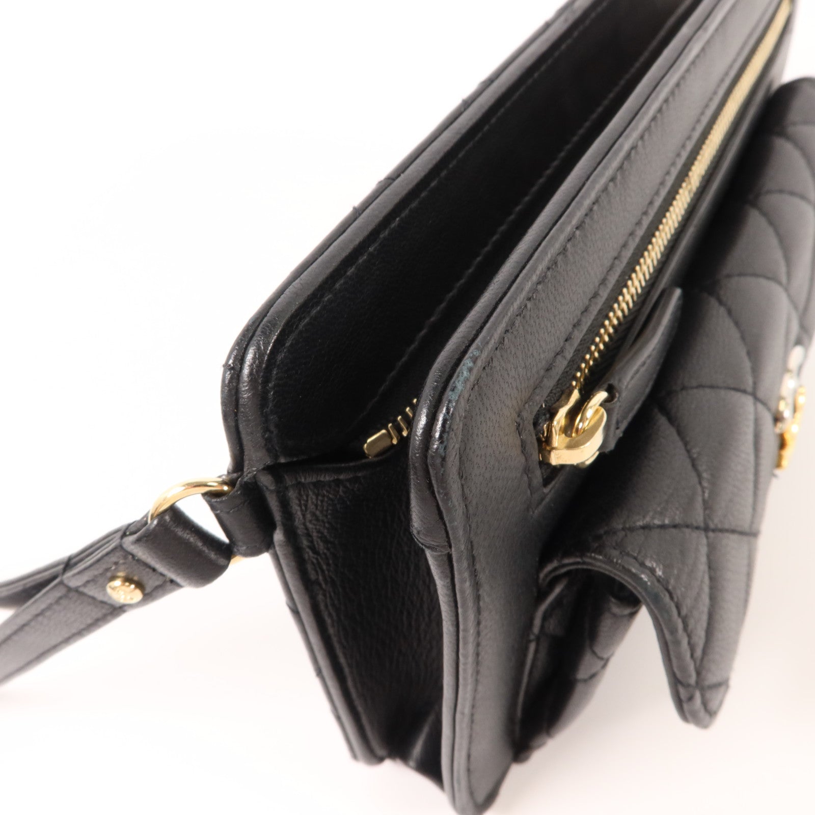 CHANEL 羊皮皮革Pouch Bag手拿包
