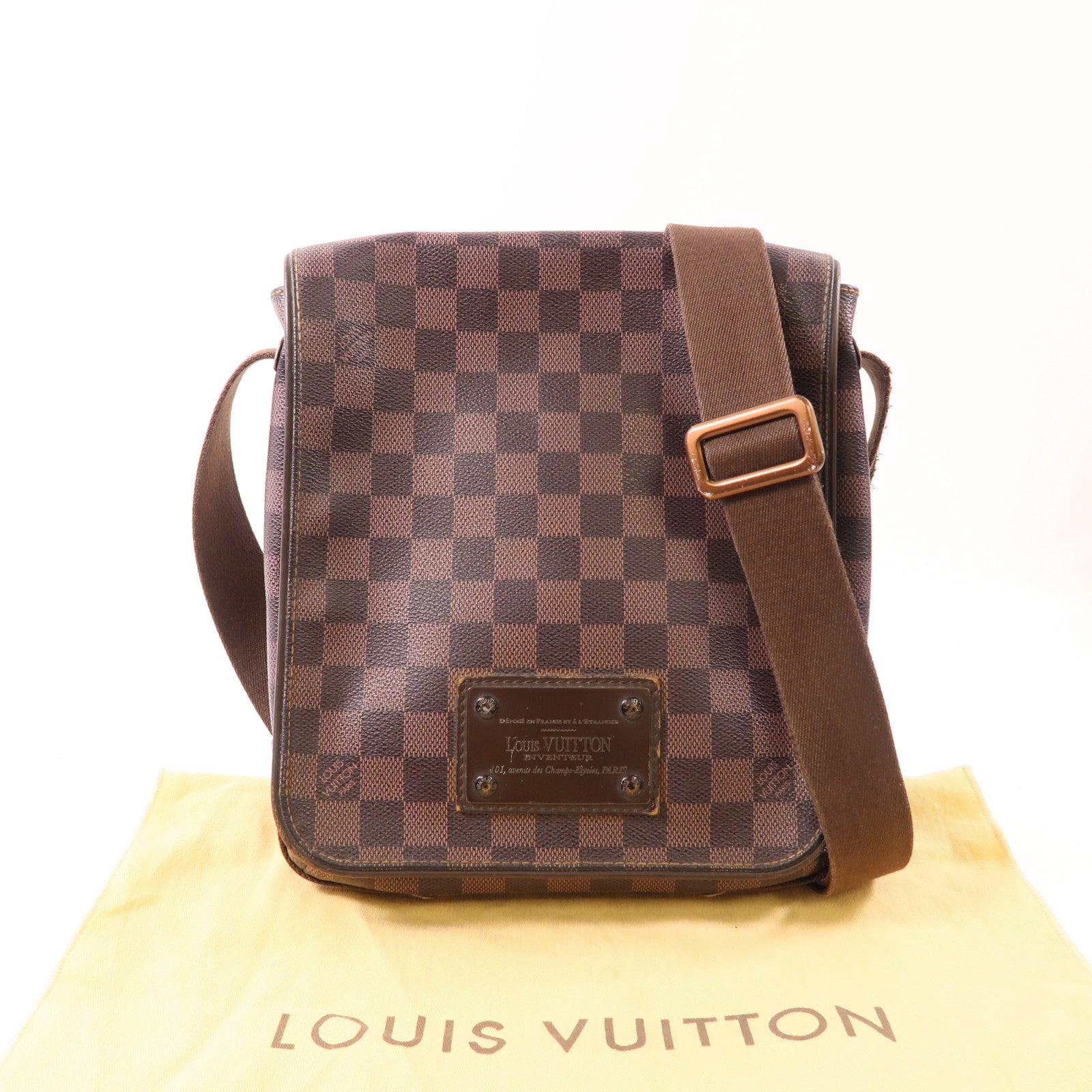 LOUIS VUITTON 【激減優惠】Damier Brooklyn PM肩背袋