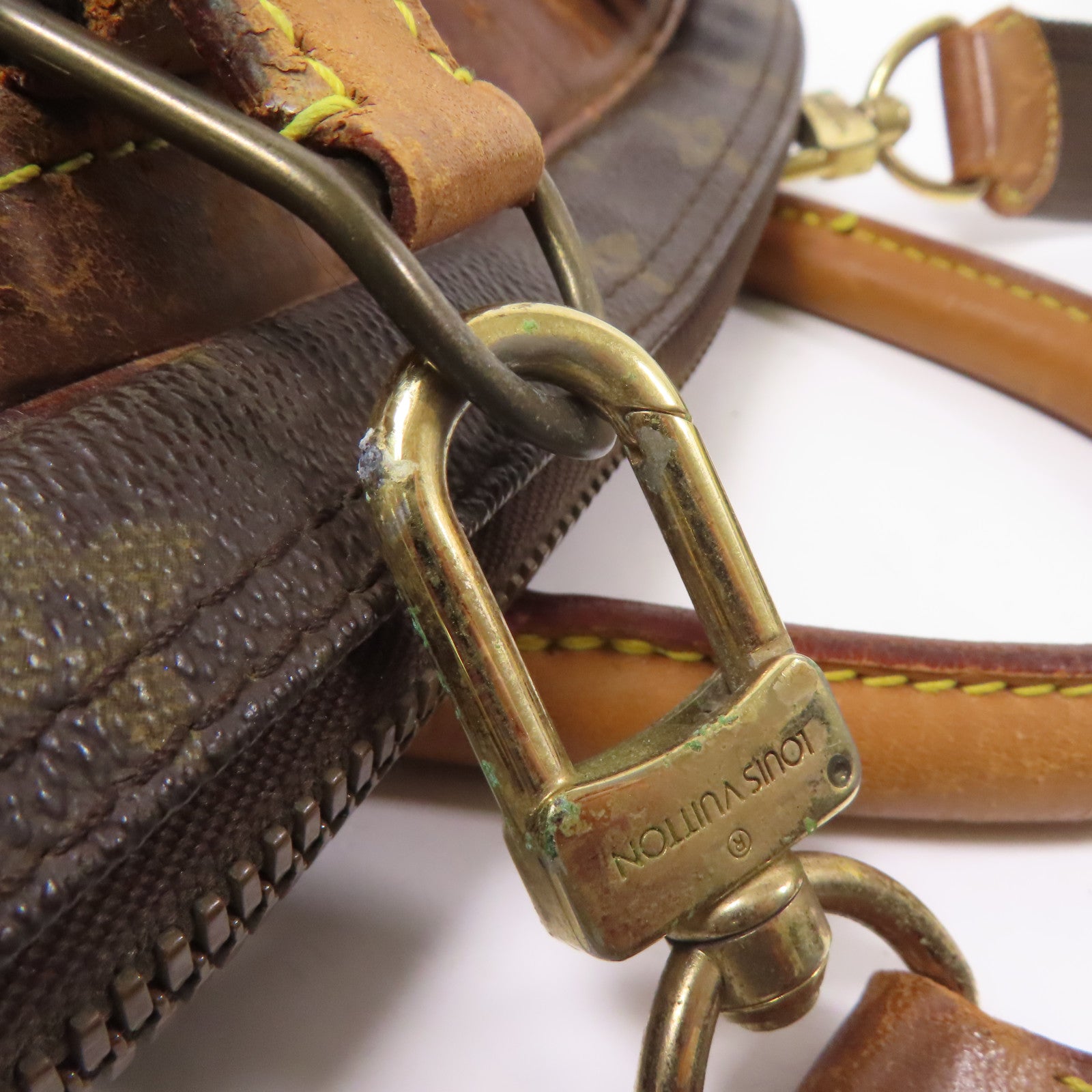 LOUIS VUITTON Monogram Alize 1 Poches手挽肩背兩用袋