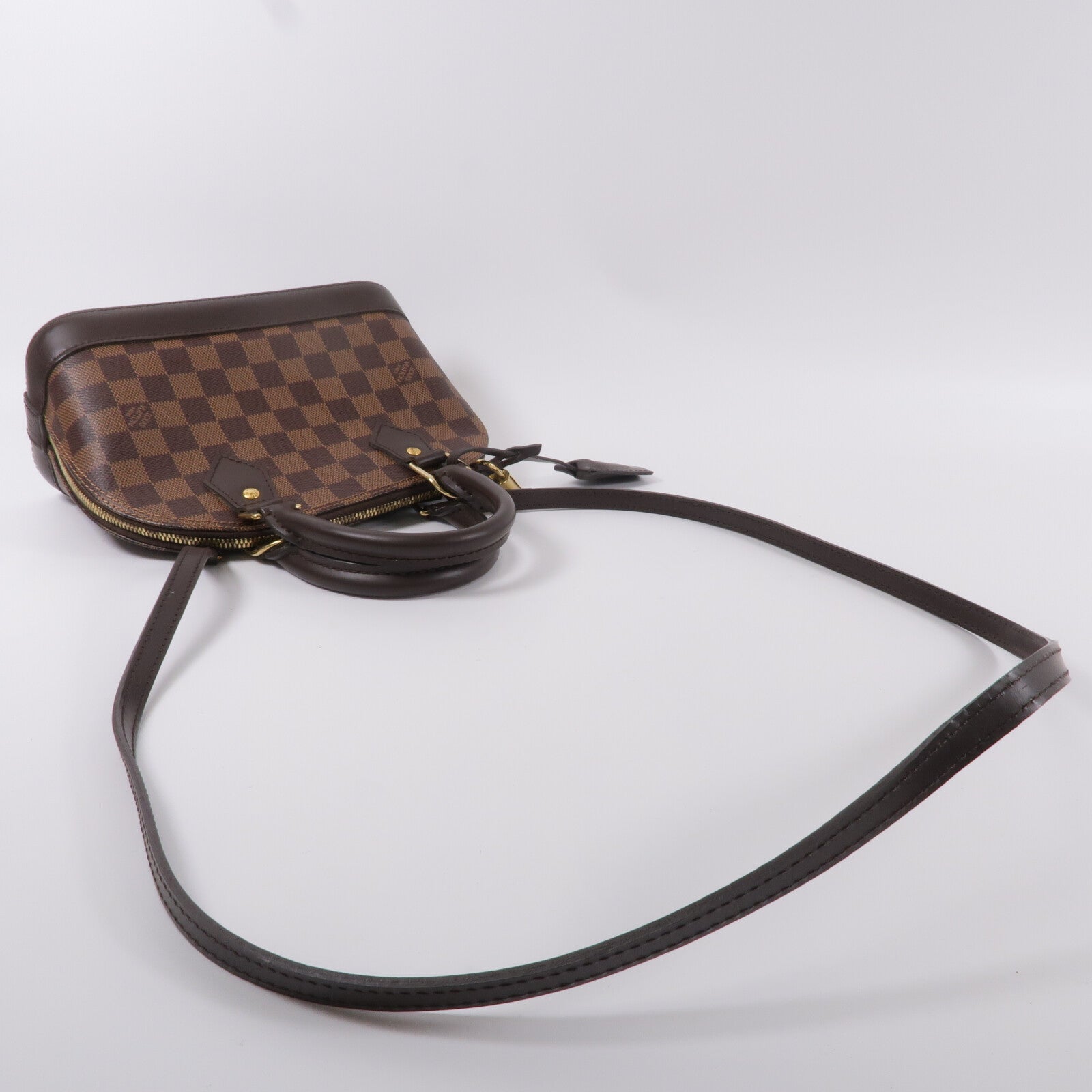 LOUIS VUITTON Damier Alma BB手挽肩背兩用袋