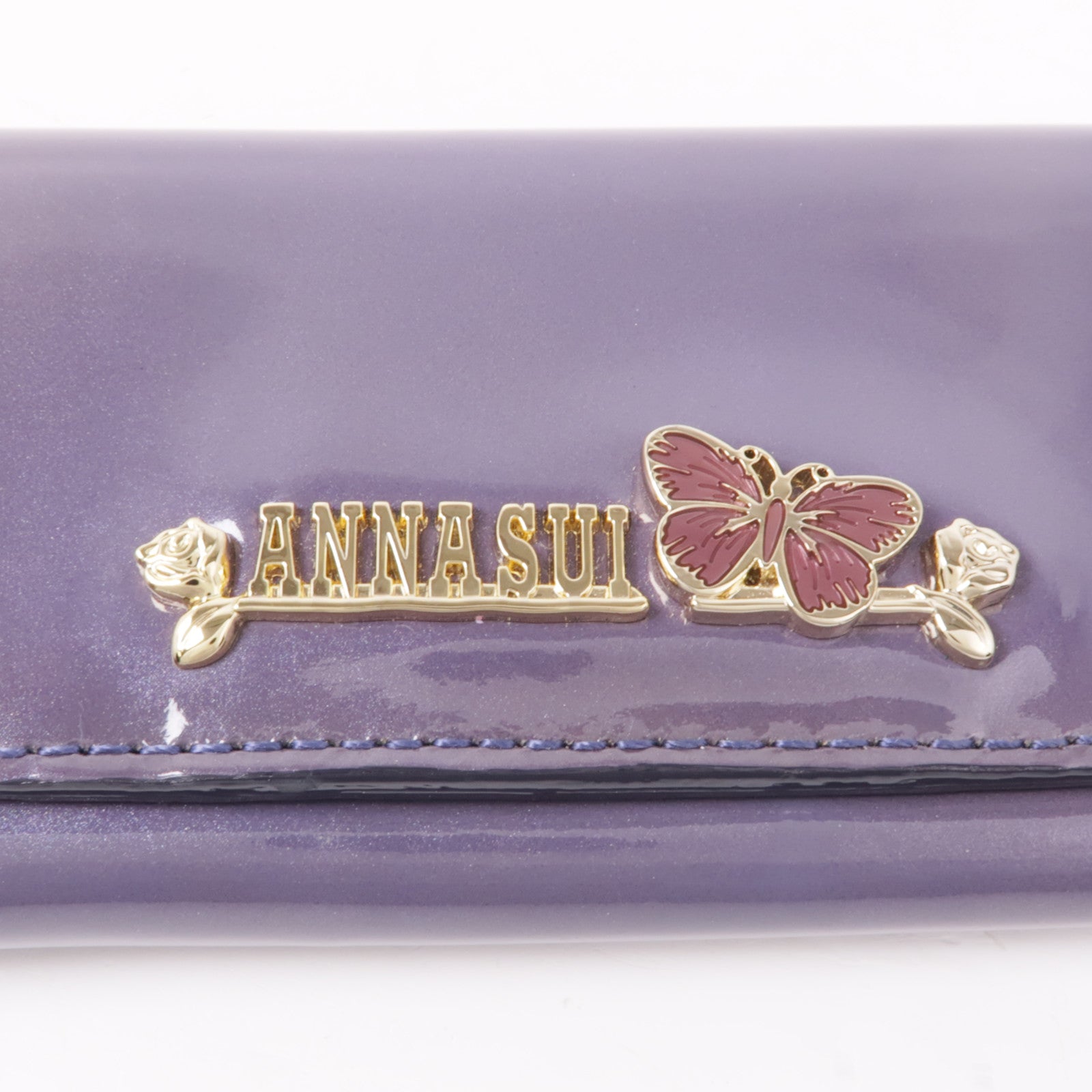 ANNA SUI 漆皮皮革Key Holder金扣鎖匙包