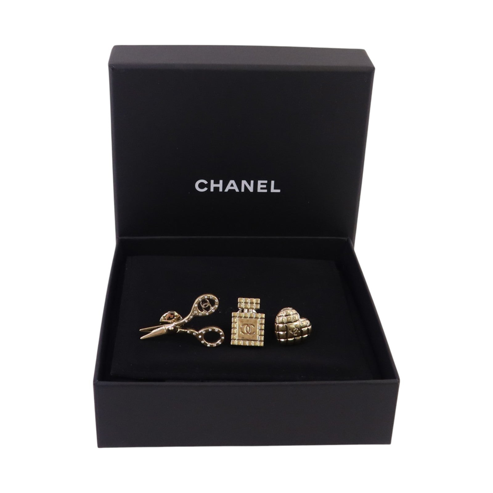 CHANEL 【激減優惠】金屬/水鑽Brooch金扣胸針