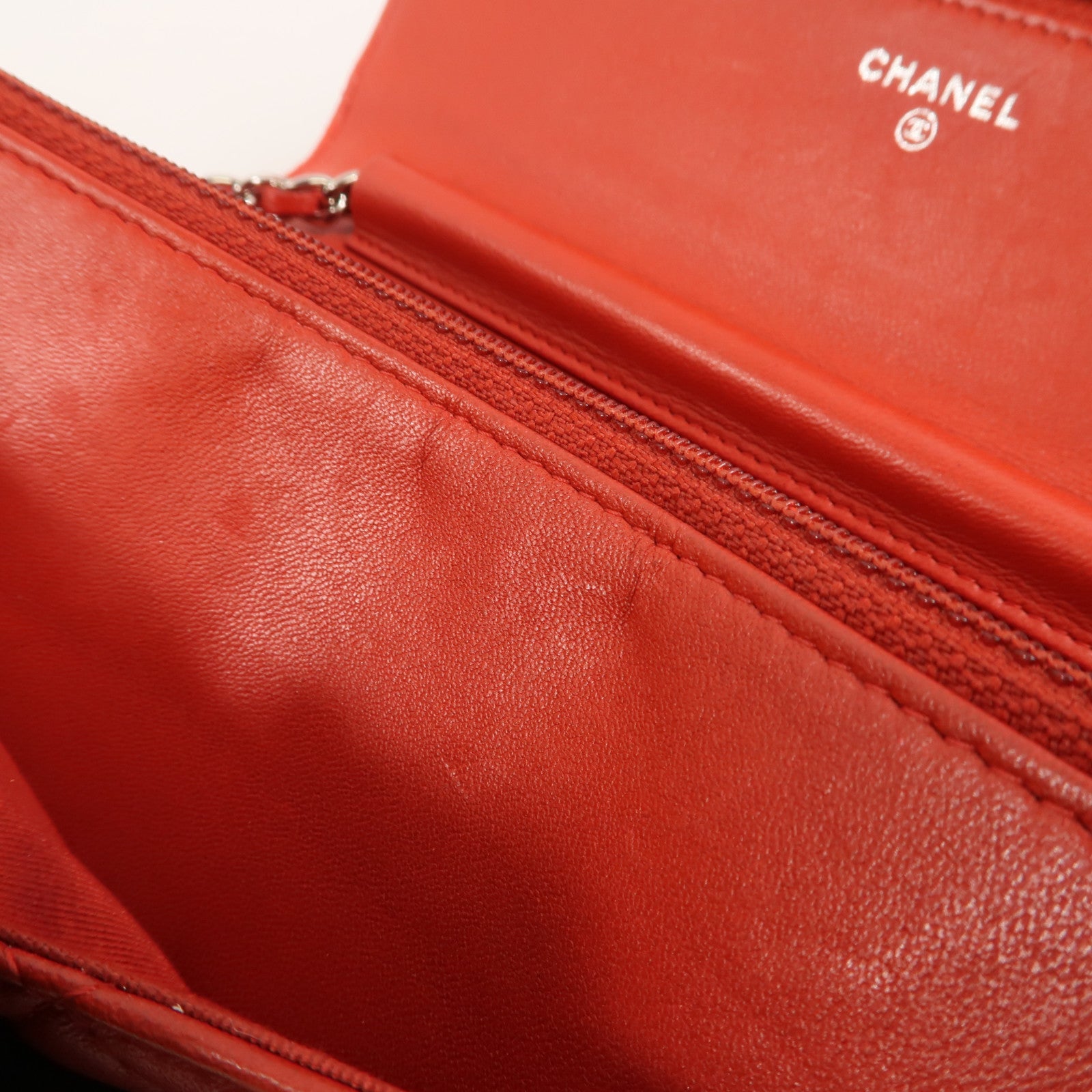 CHANEL 羊皮皮革WOC Wallet On Chain鏈帶肩背袋