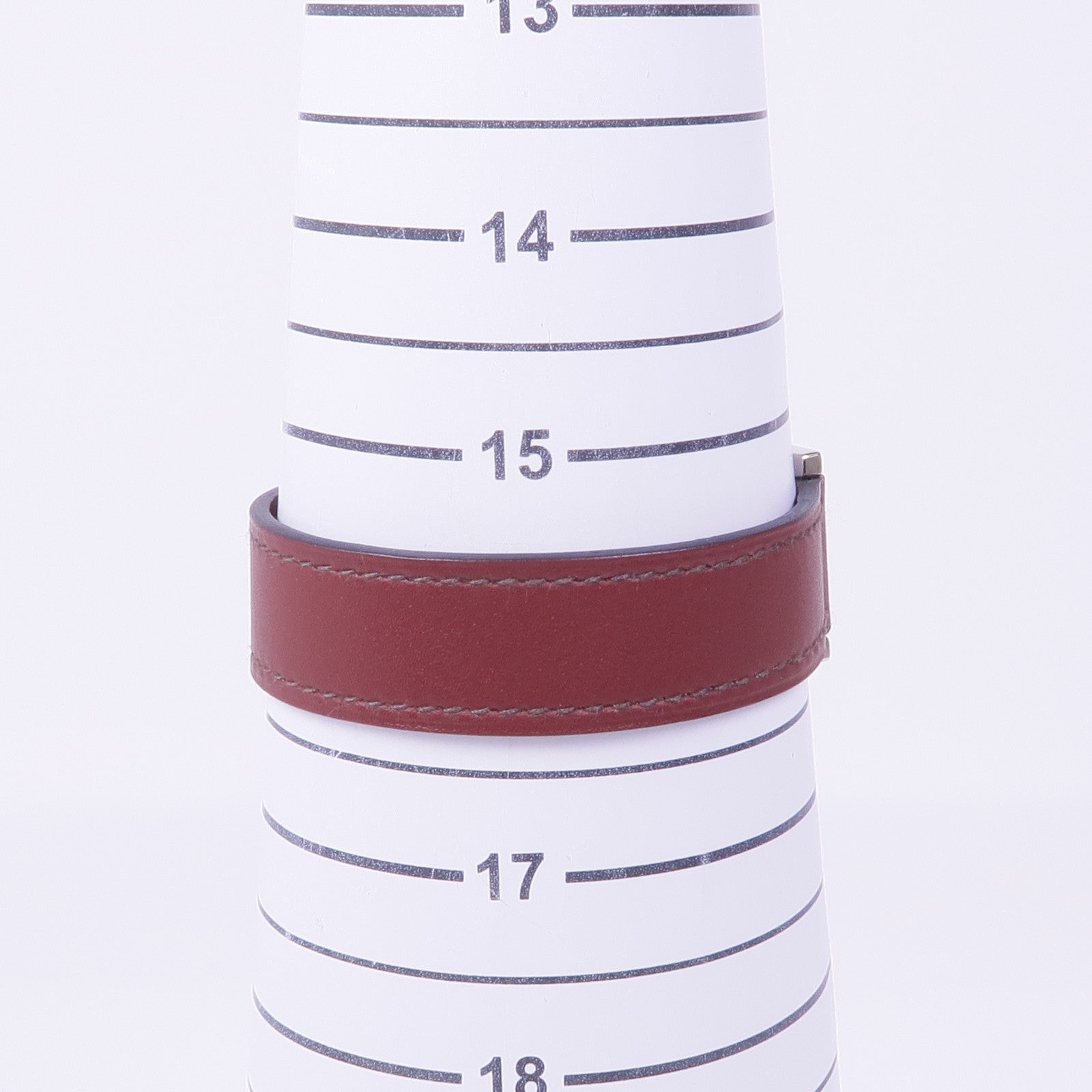 HERMES Swift皮革Bracelet銀扣手帶