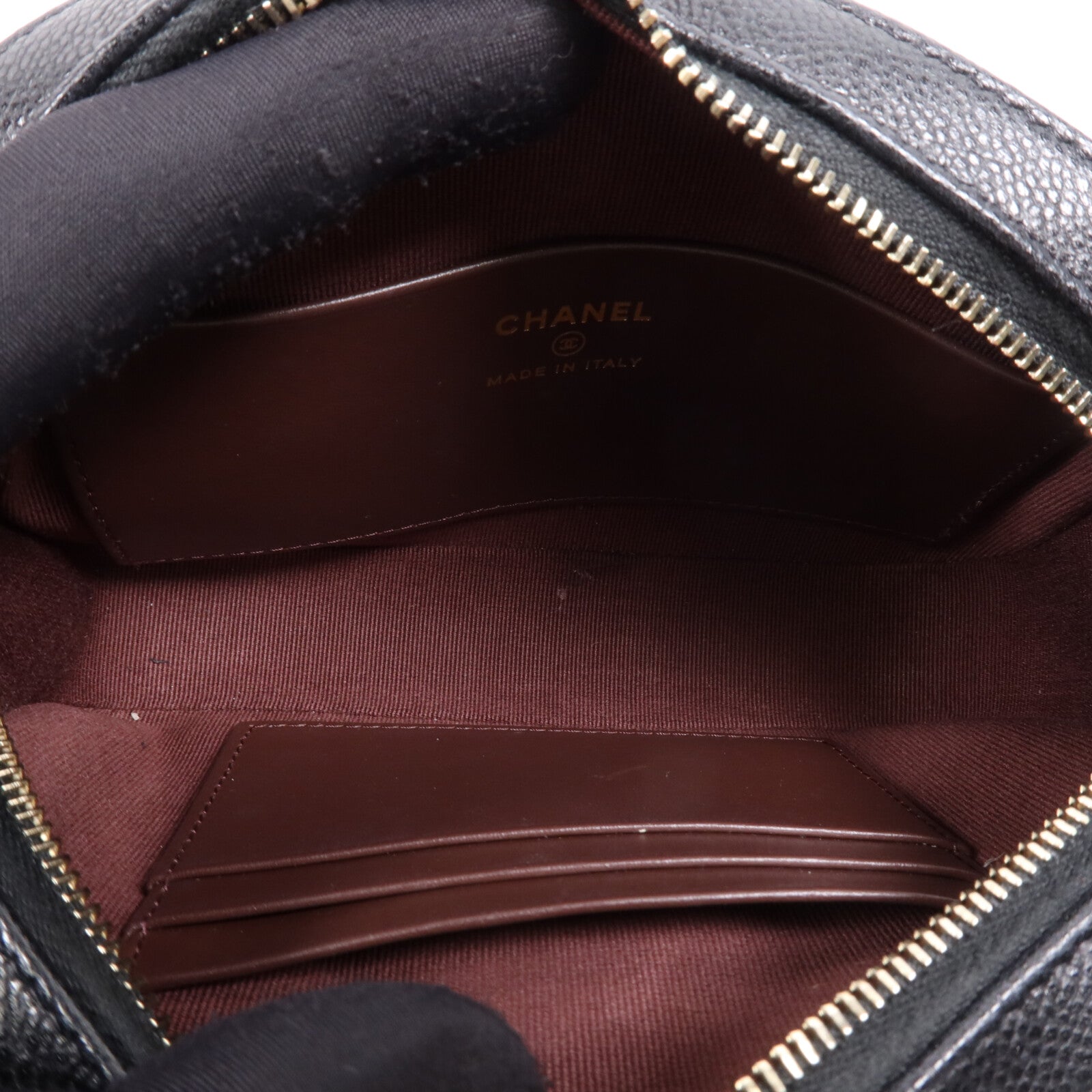 CHANEL 牛皮皮革Chain Shoulder Bag金扣鏈帶肩背袋