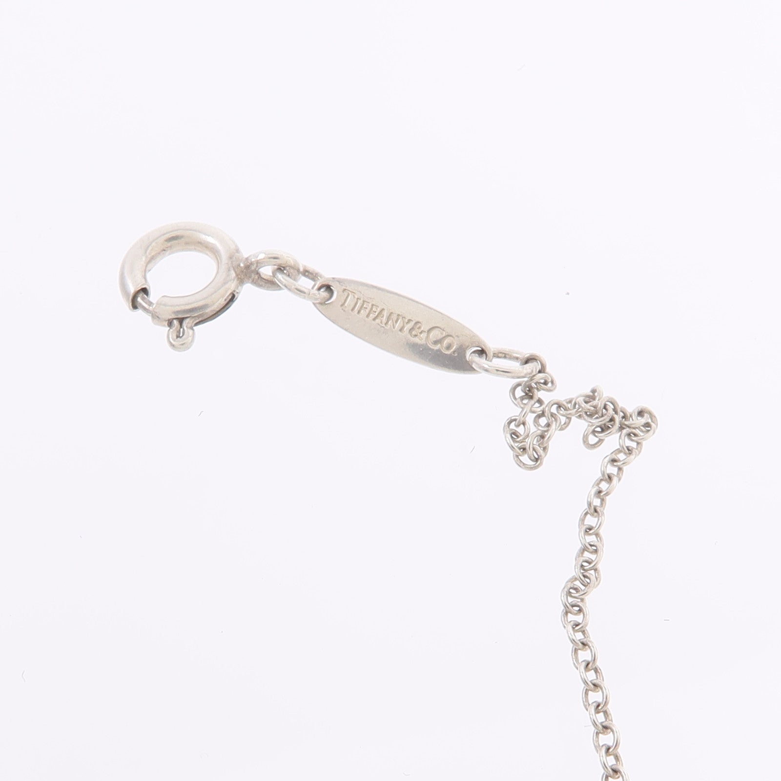 TIFFANY＆CO 925純銀Elsa Peretti Open Heart項鍊