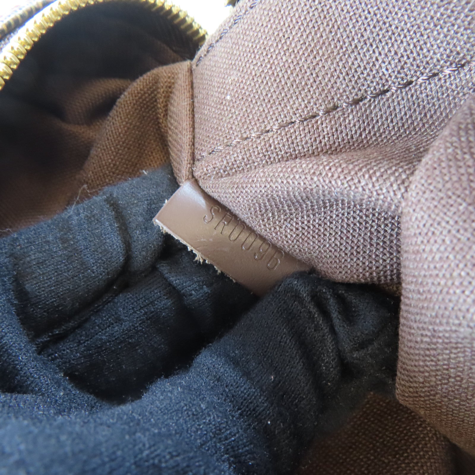 LOUIS VUITTON Damier Naviglio金扣肩背袋啡色