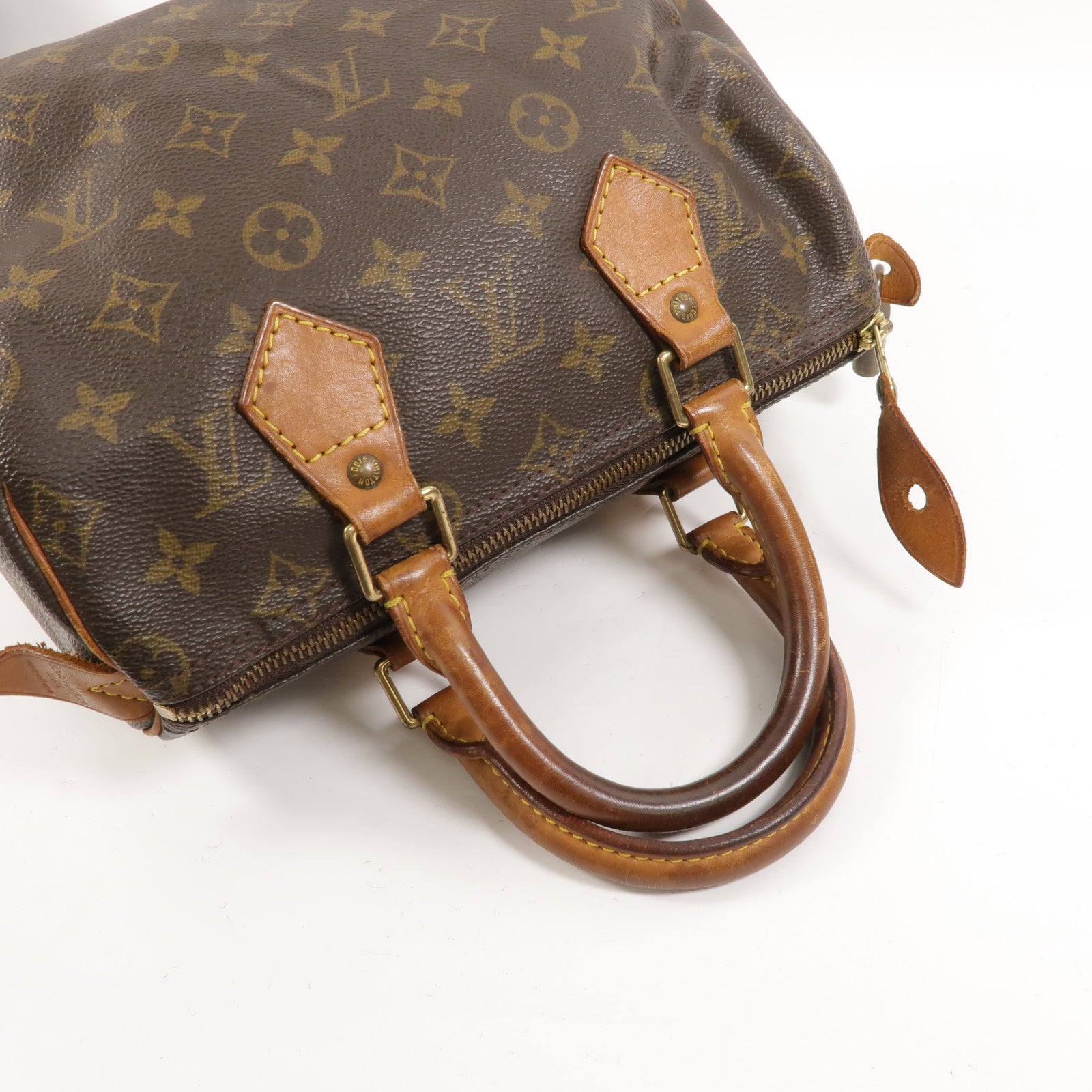 LOUIS VUITTON Monogram Speedy 25金扣手挽袋