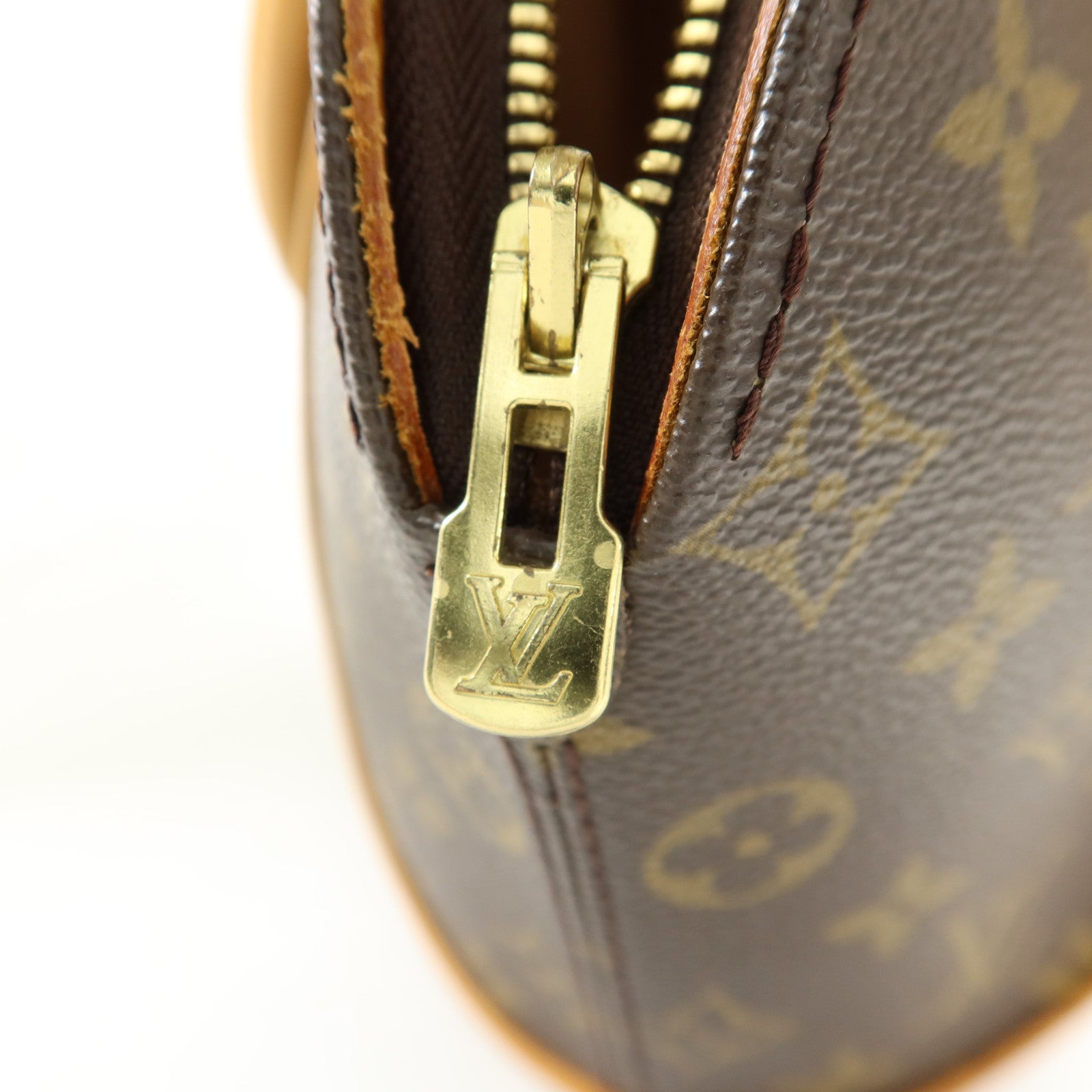 LOUIS VUITTON Monogram Elipse MM金扣手挽袋