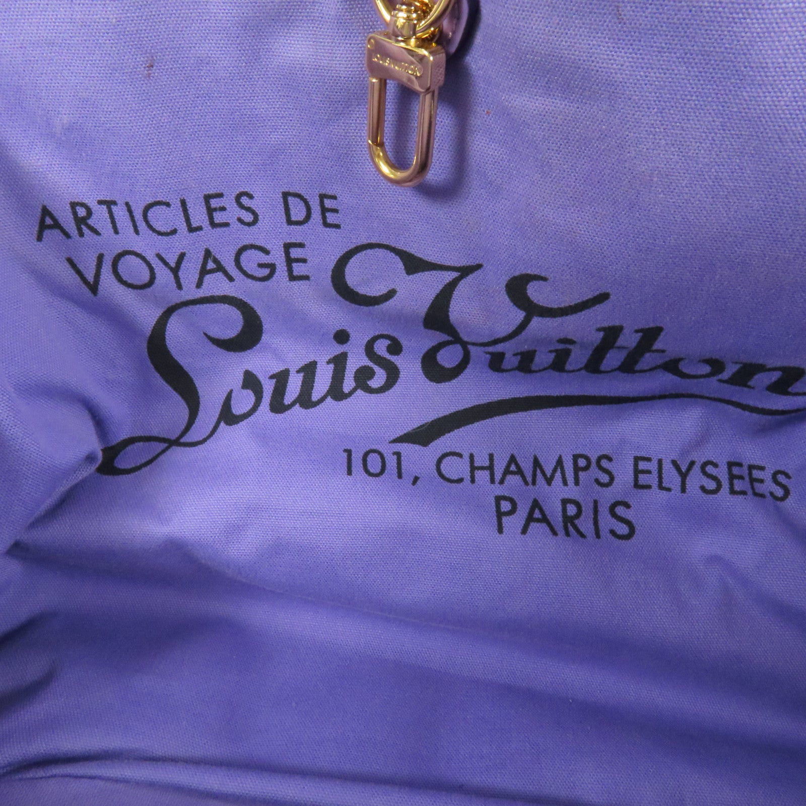 LOUIS VUITTON 帆布Cabas Ipanema PM金扣肩背袋