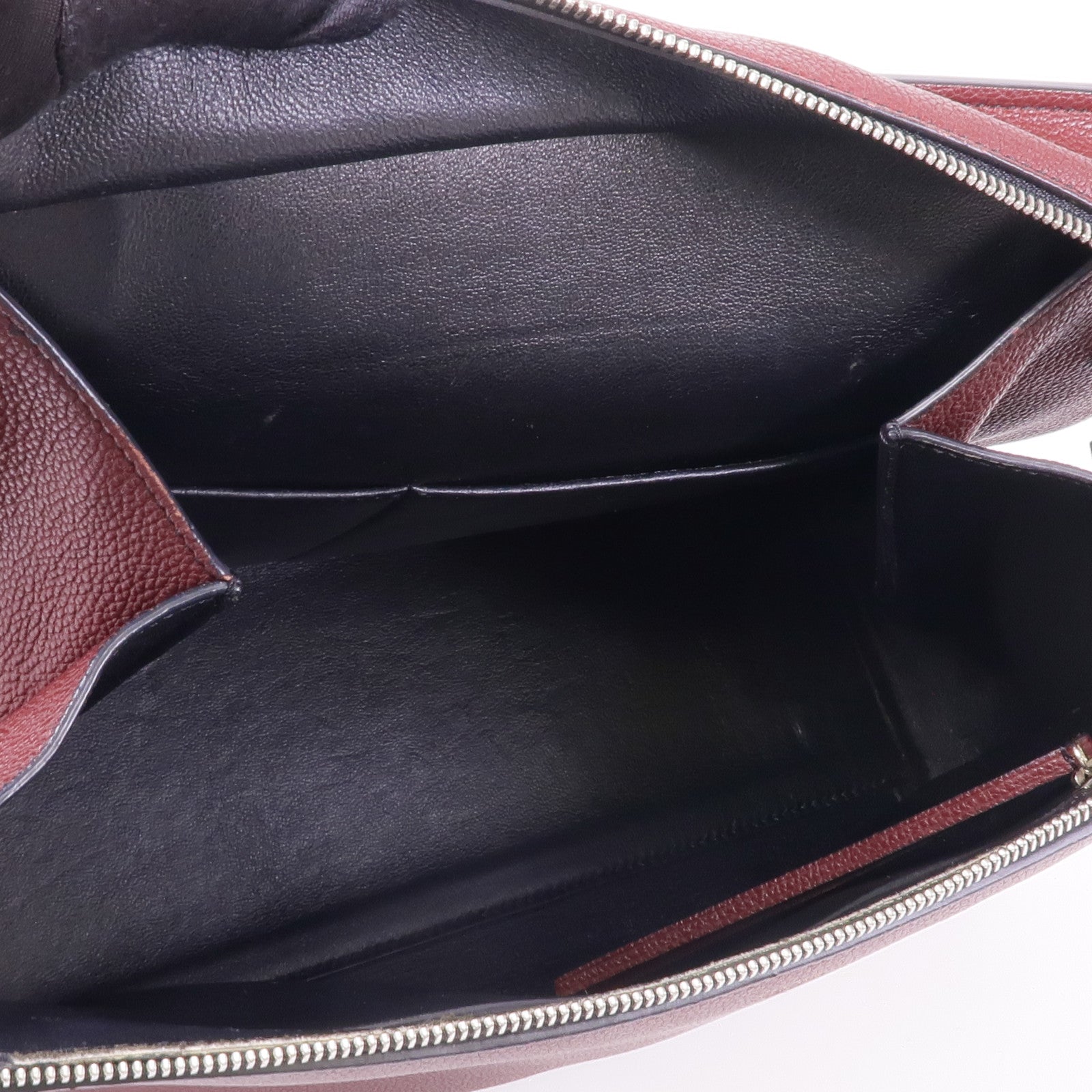 CELINE 牛皮皮革Edge Medium銀扣手挽袋