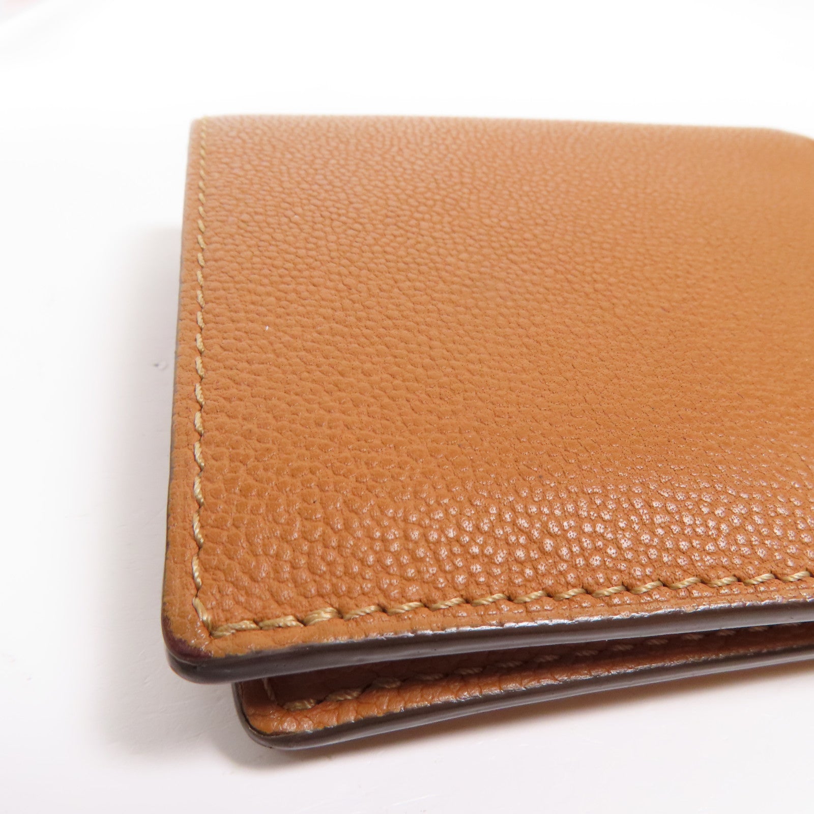 Delvaux 牛皮皮革Mini Livre Wallet錢包