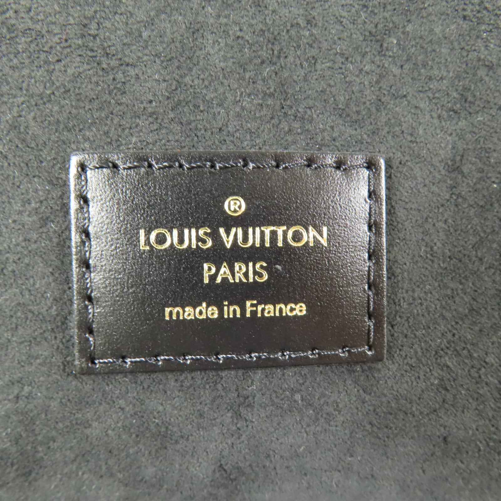LOUIS VUITTON Monogram Reverse Vanity PM金扣手挽肩背兩用袋棕色