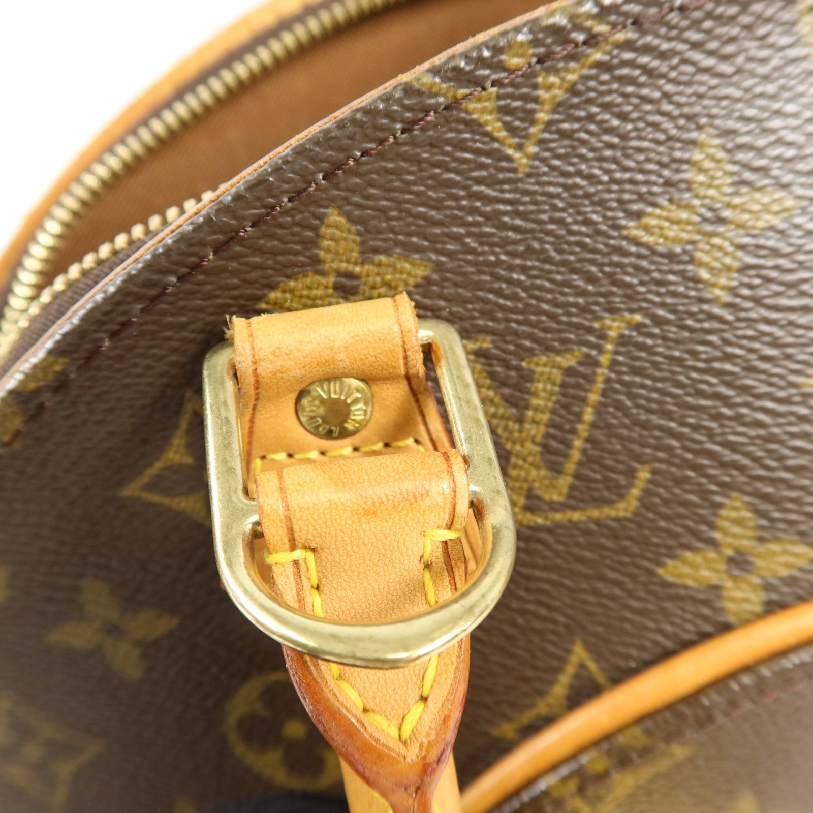 LOUIS VUITTON Monogram Elipse MM金扣手挽袋