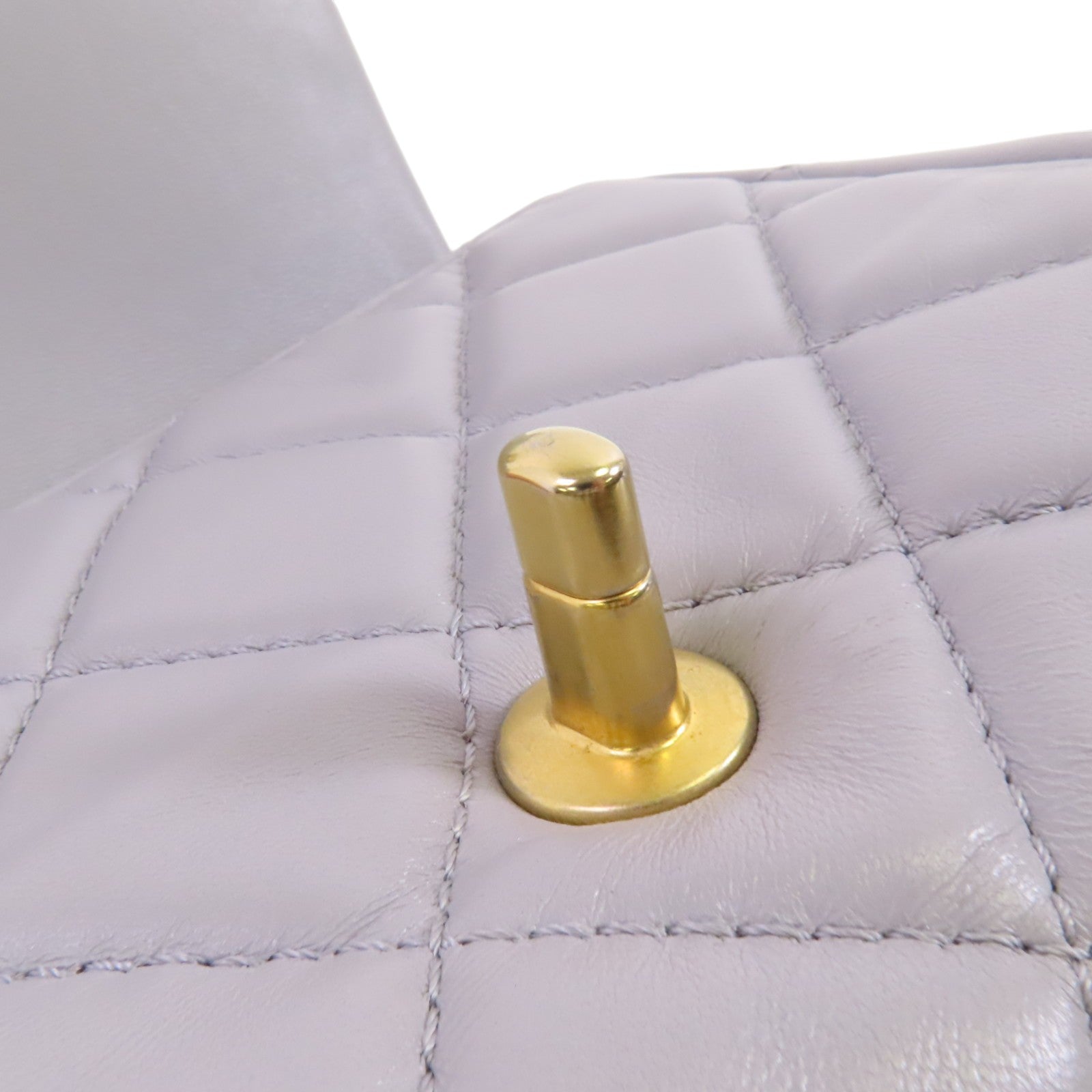 CHANEL 羊皮皮革Chain Shoulder金扣鏈帶肩背袋