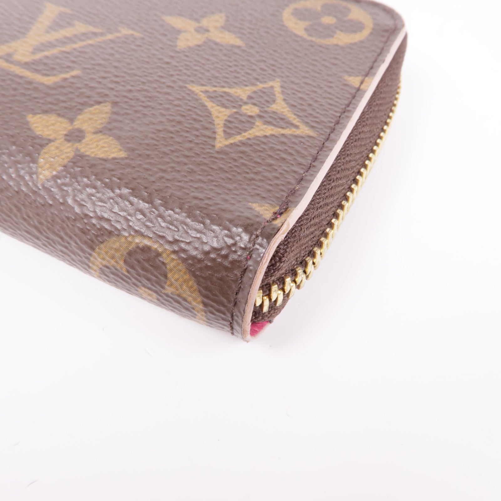 LOUIS VUITTON Monogram Clemence金扣長錢包