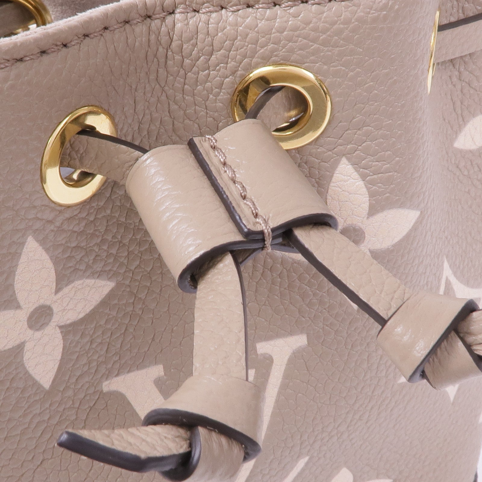 LOUIS VUITTON Monogram Empreinte Nano Noe金扣手挽肩背兩用袋