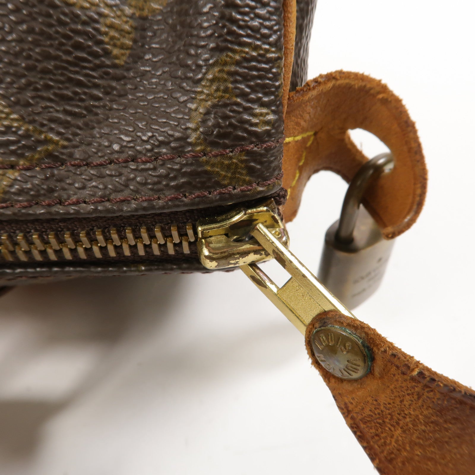LOUIS VUITTON Monogram Speedy 25金扣手挽袋