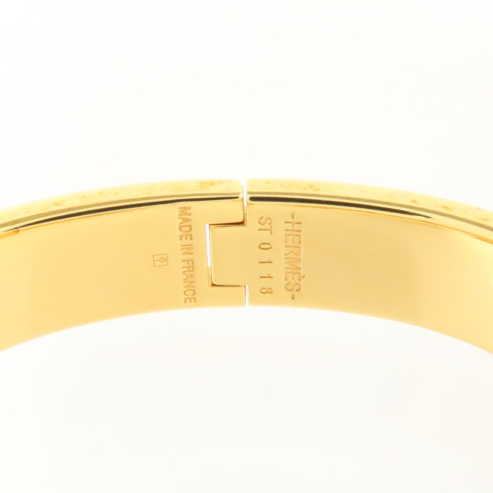 HERMES 金屬/琺瑯Clic H Bracelet金扣手鏈