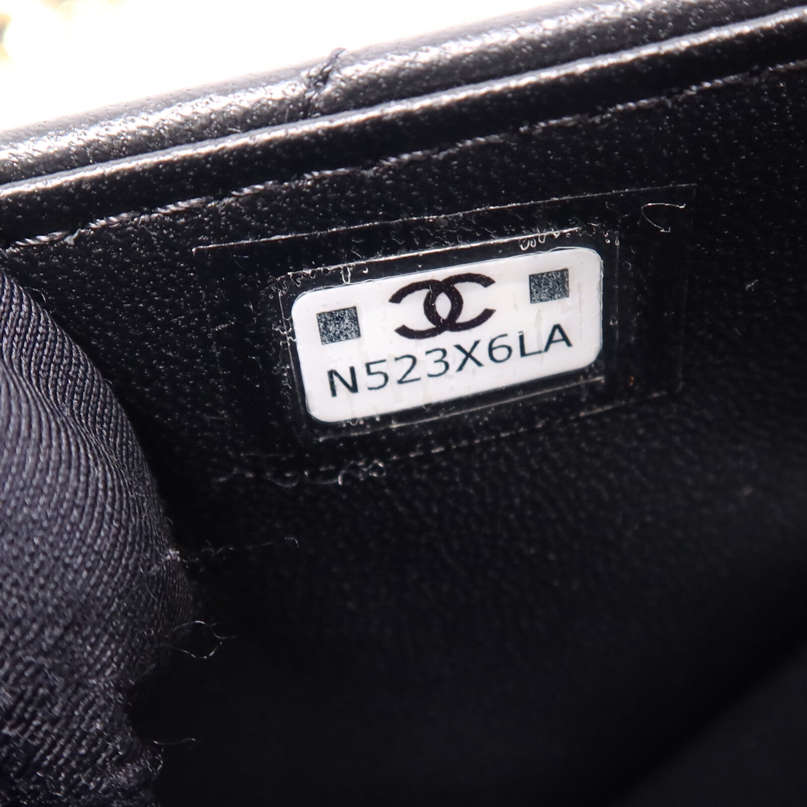 CHANEL 羊皮皮革WOC Wallet On Chain Handle金扣鏈帶手挽肩背兩用袋