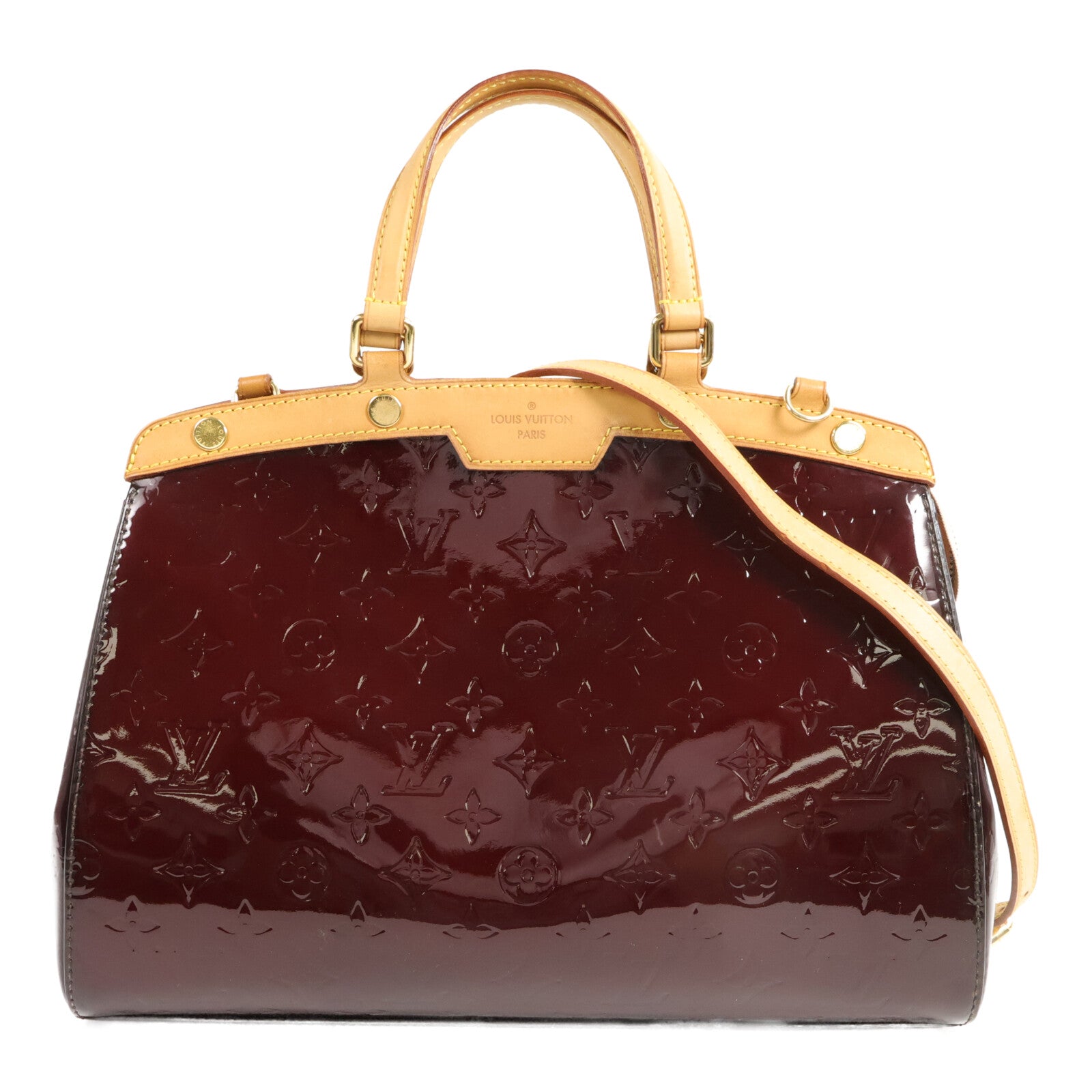 LOUIS VUITTON Vernis Brea MM手挽肩背兩用袋