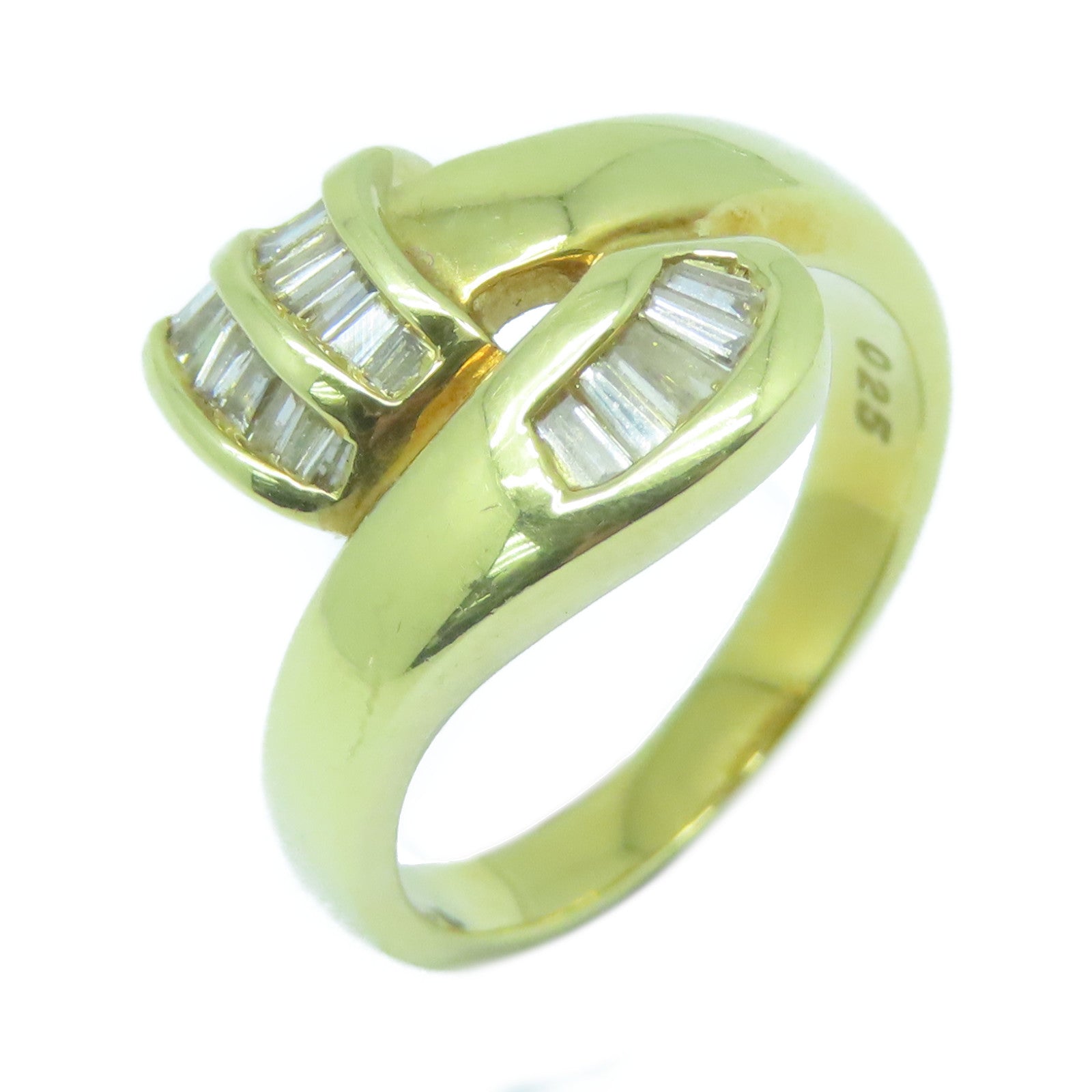 JEWELRY **【激減優惠】18K黃金Diamond Ring 0.25ct鑽石戒指US#5.5