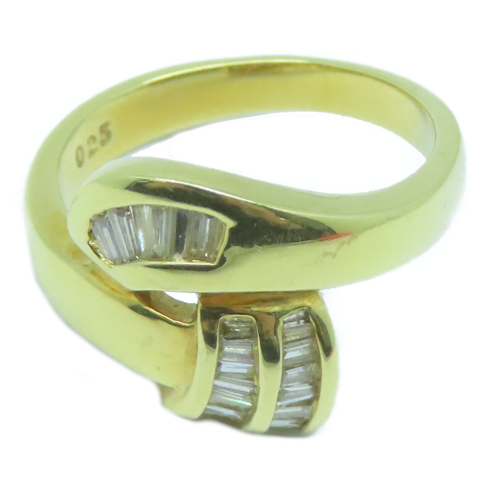 JEWELRY **【激減優惠】18K黃金Diamond Ring 0.25ct鑽石戒指US#5.5