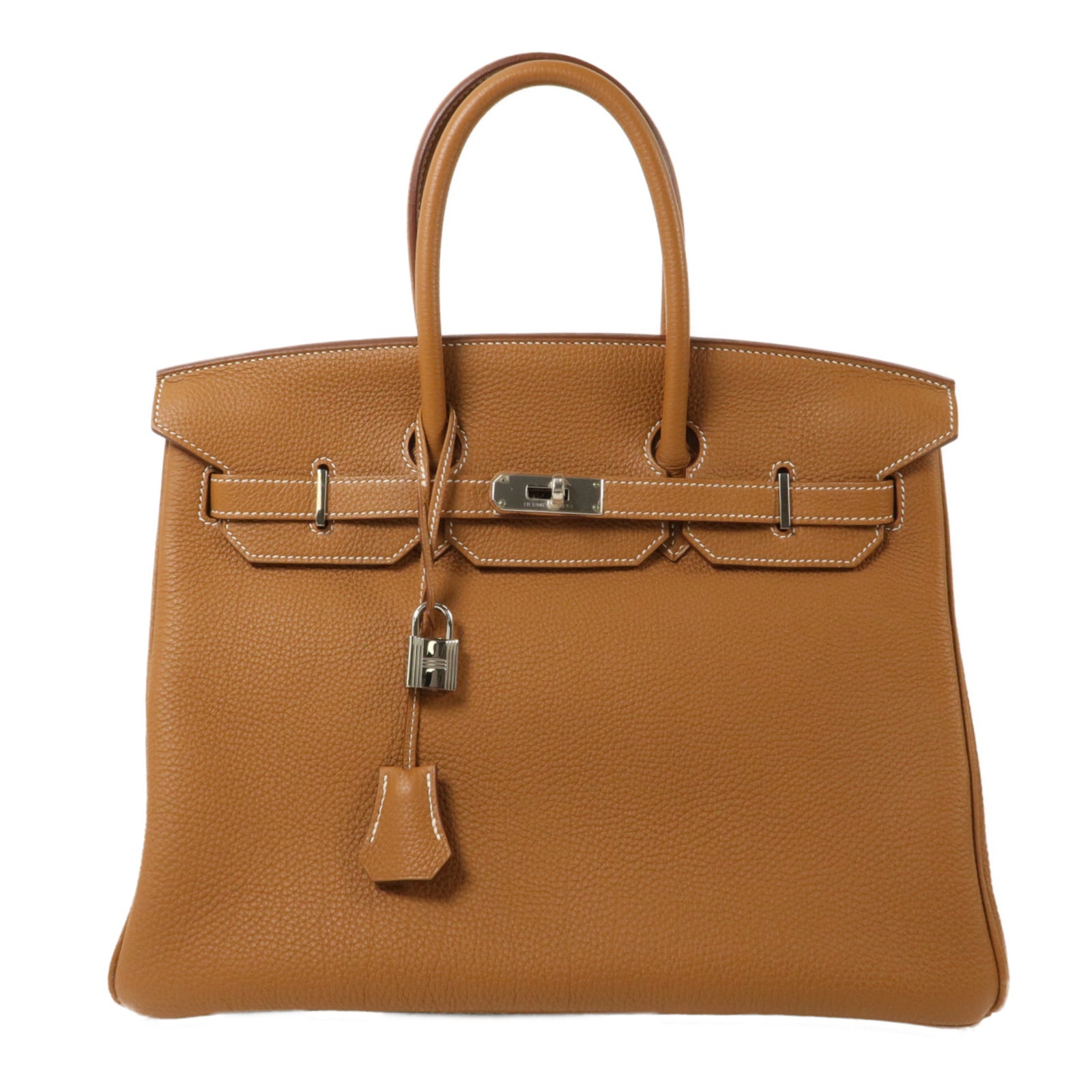HERMES Togo皮革Birkin 35手挽袋Gold