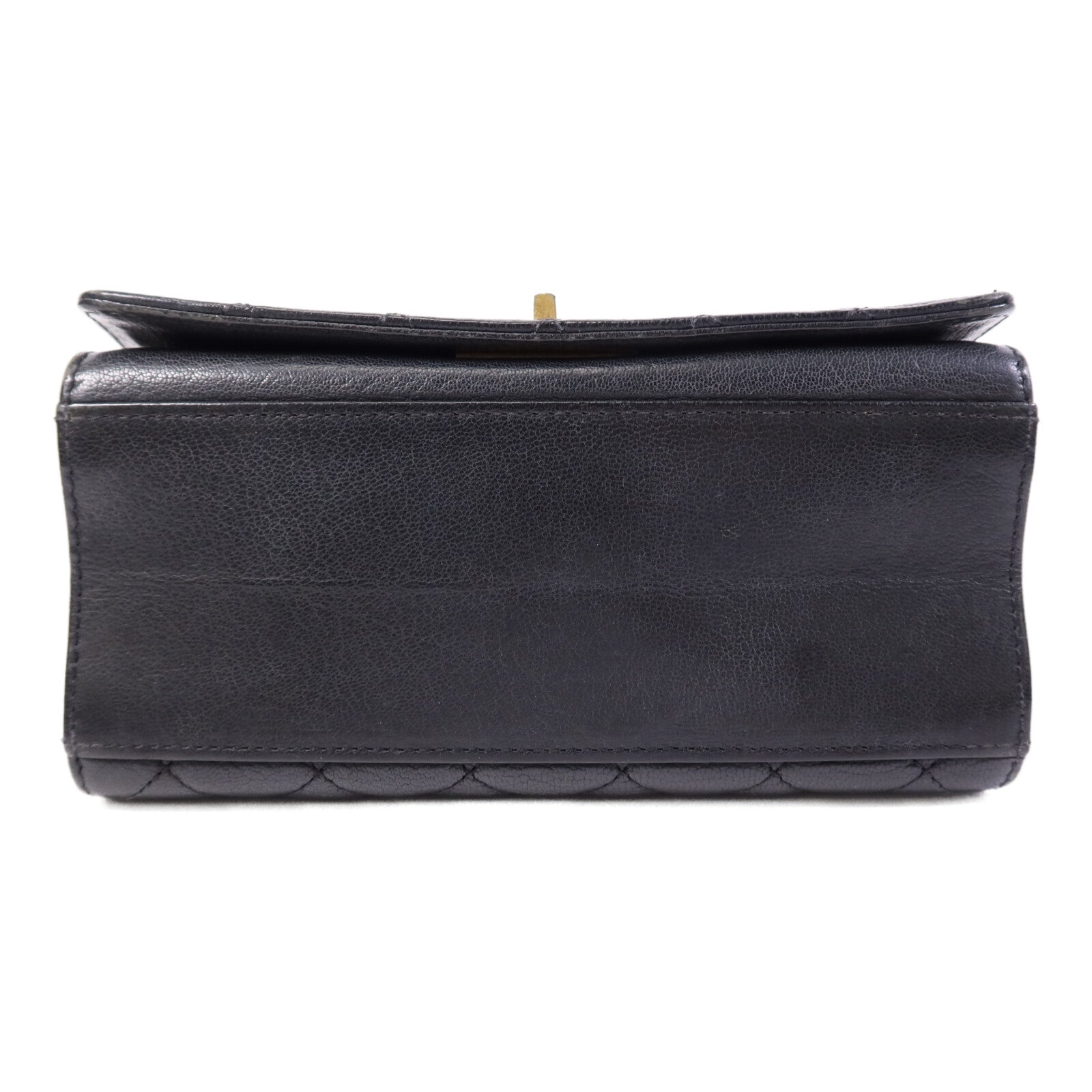 CHANEL 牛皮皮革Rita Top Handle Flap金扣鏈帶肩背袋