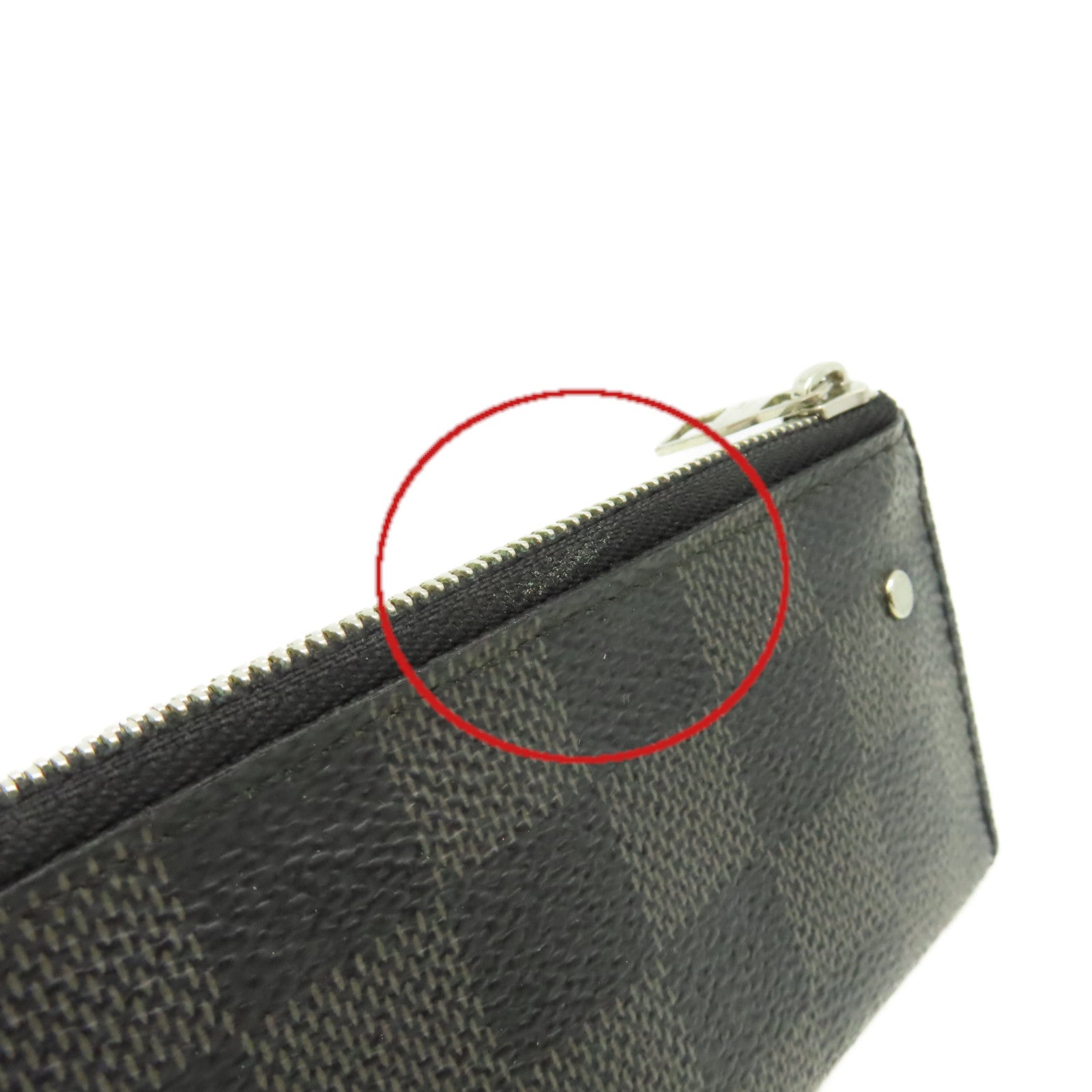 LOUIS VUITTON Damier 4 Key Holder鎖匙套黑色