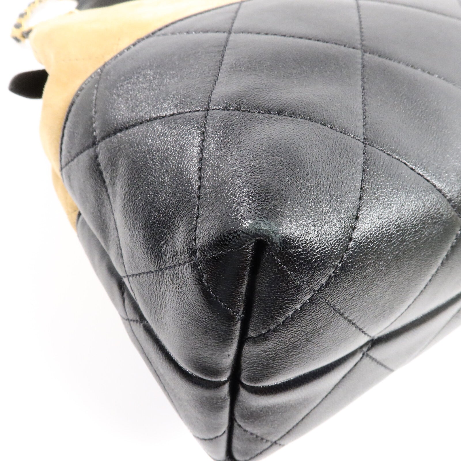 CHANEL 麂皮皮革25A Suede Hobo手挽肩背兩用袋